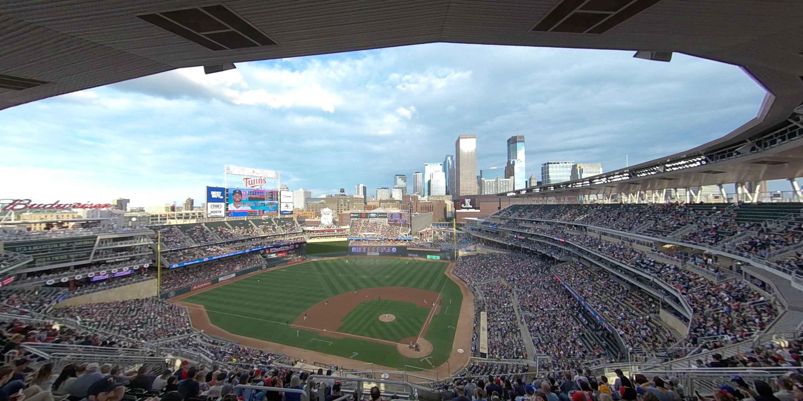 section 317 panoramic seat view  - target field