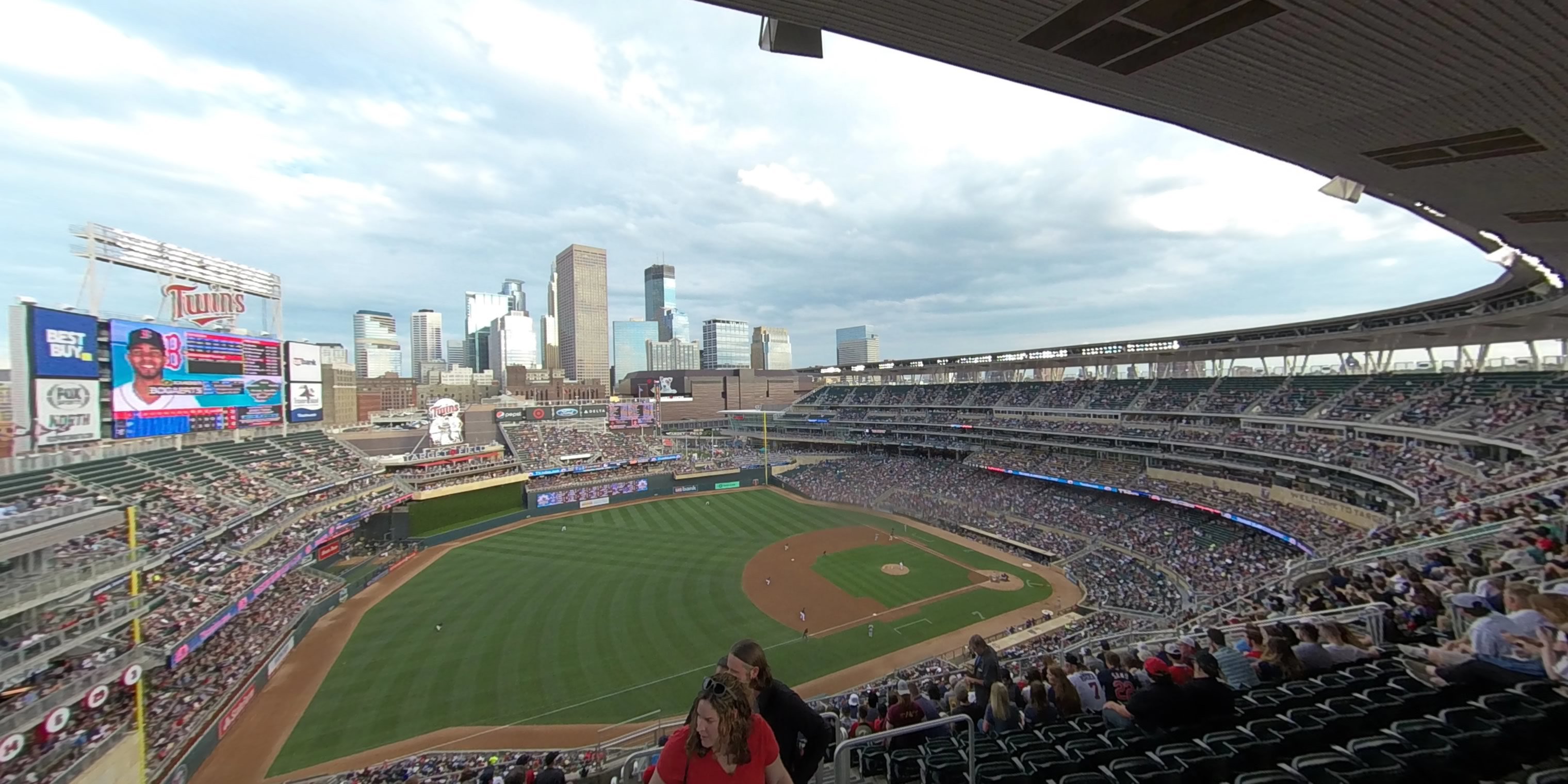 section 324 panoramic seat view  - target field