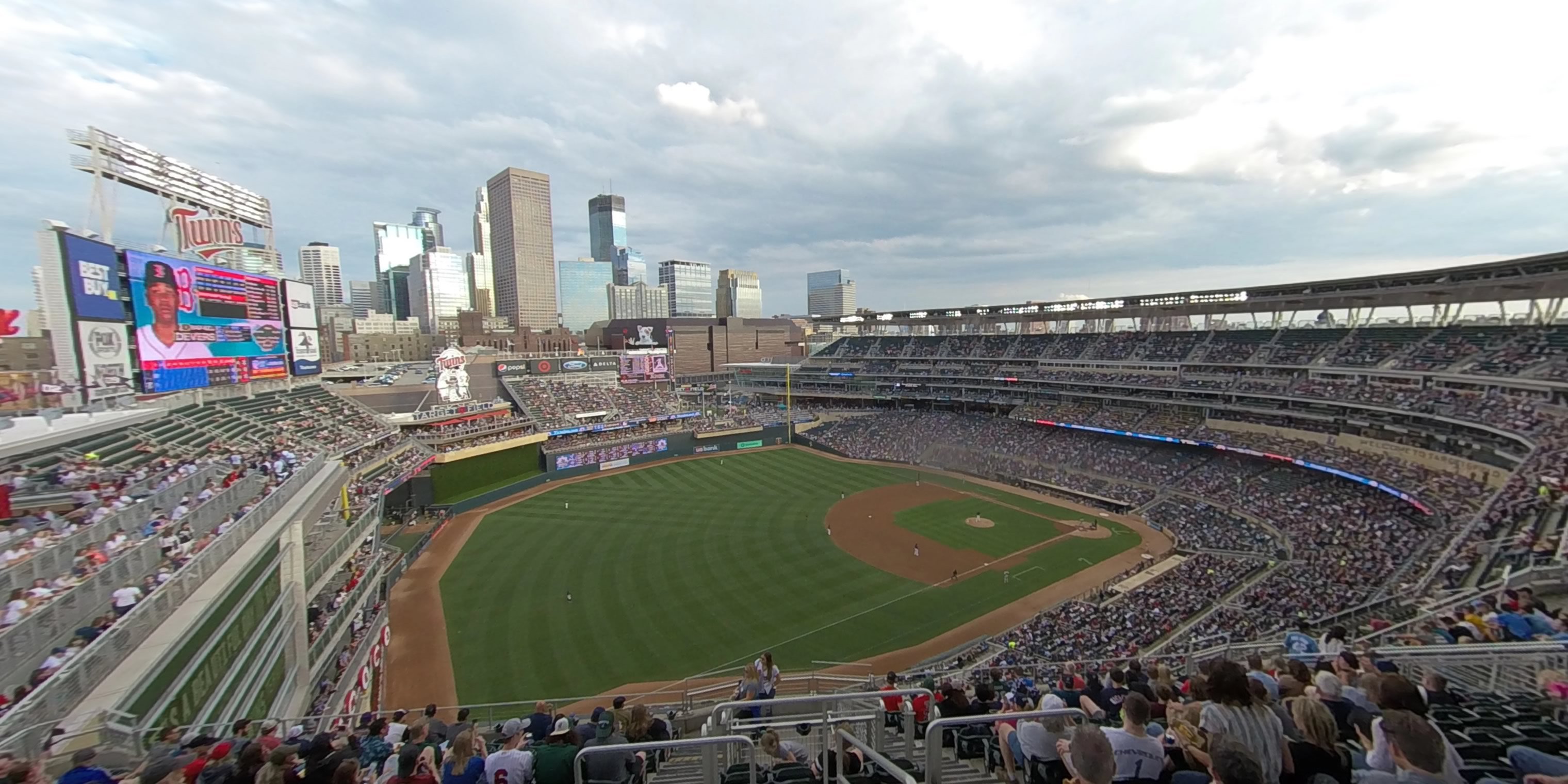 section 326 panoramic seat view  - target field