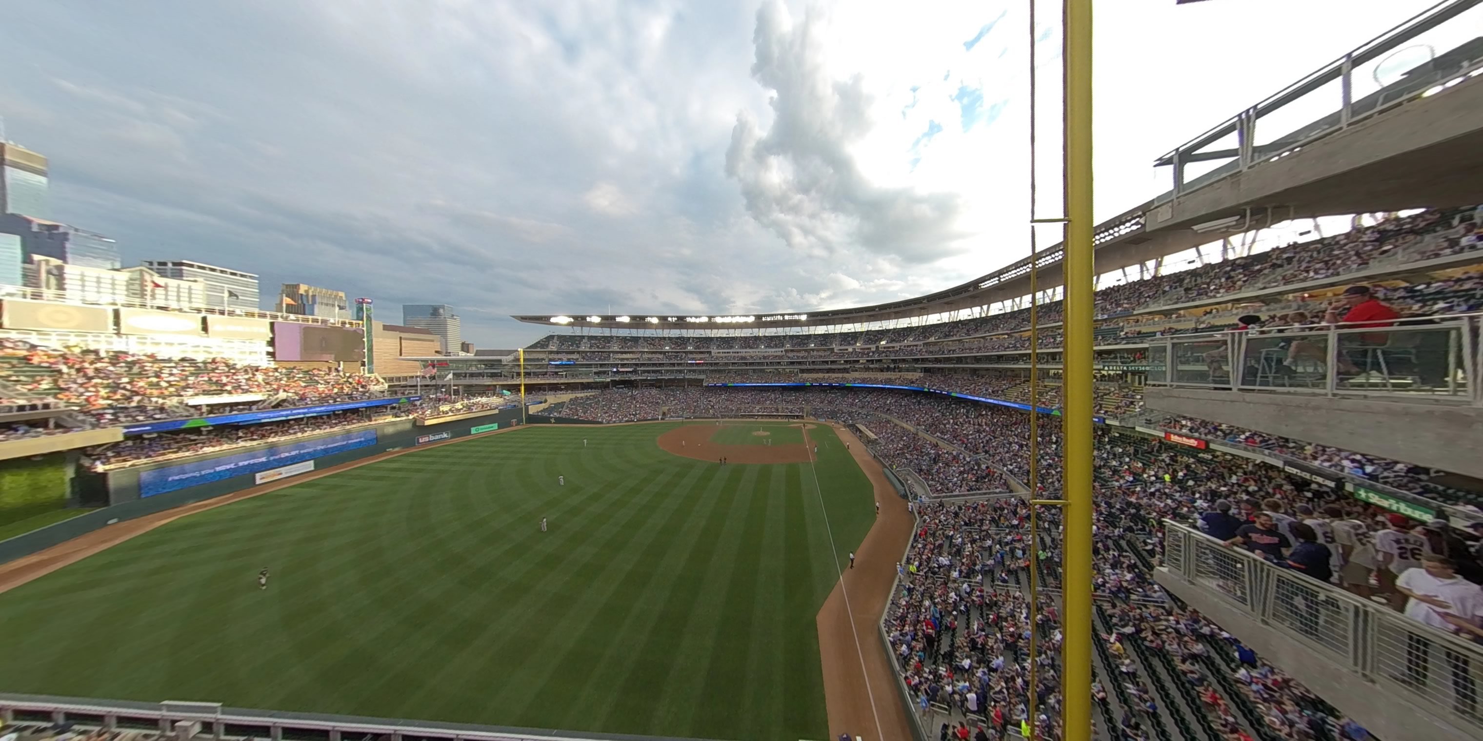 section 329 panoramic seat view  - target field