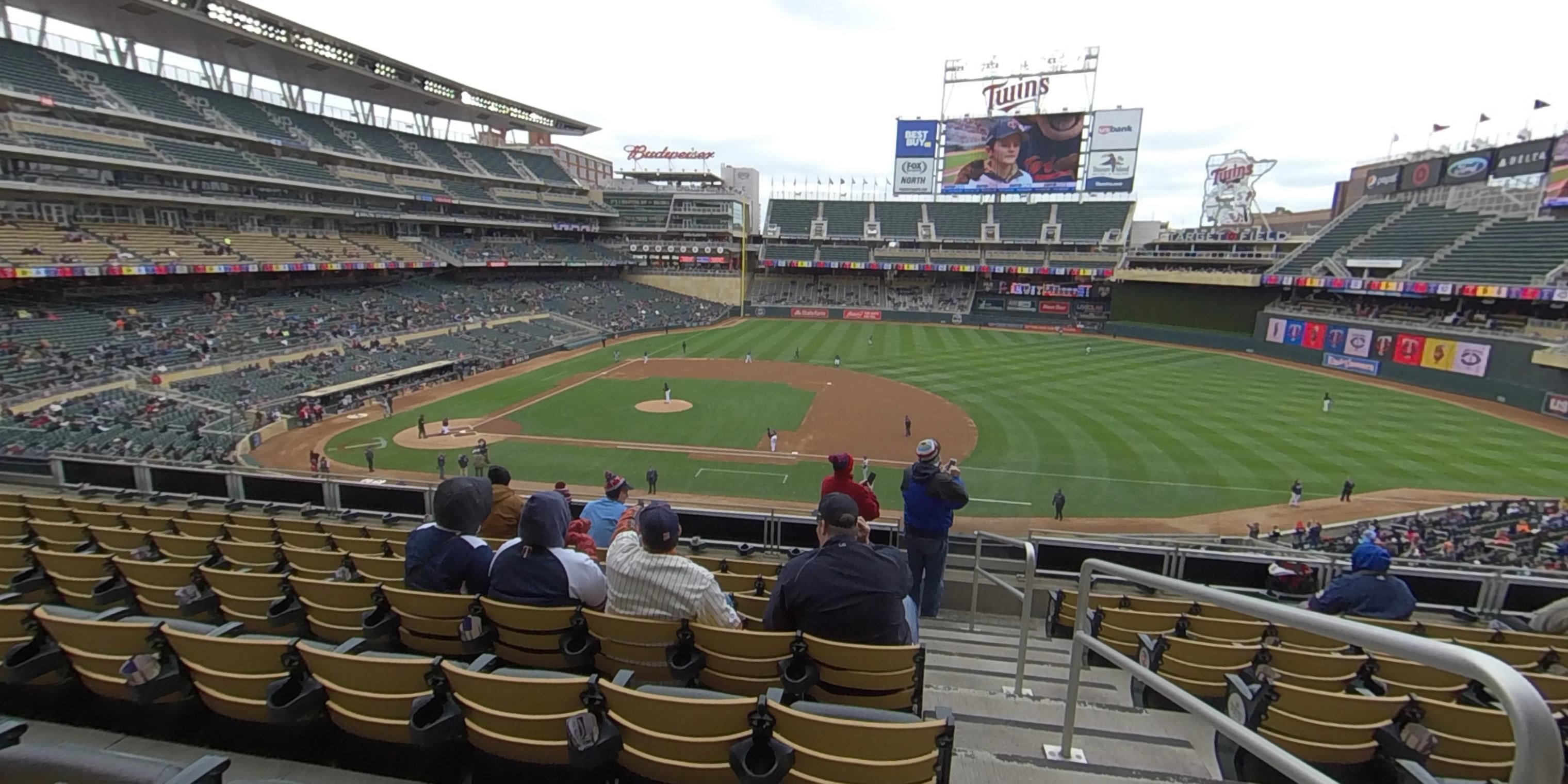 section a panoramic seat view  - target field