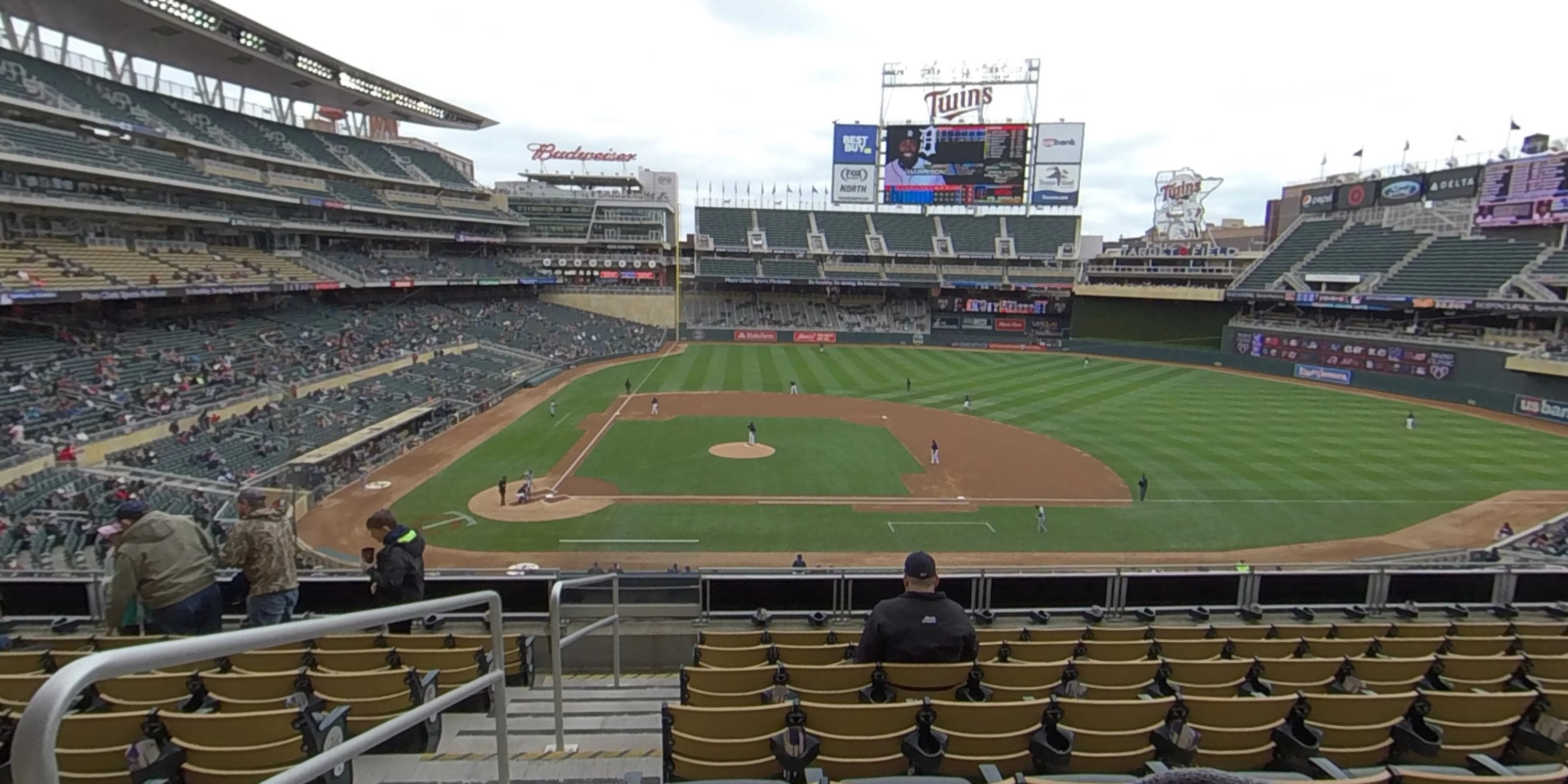 section c panoramic seat view  - target field