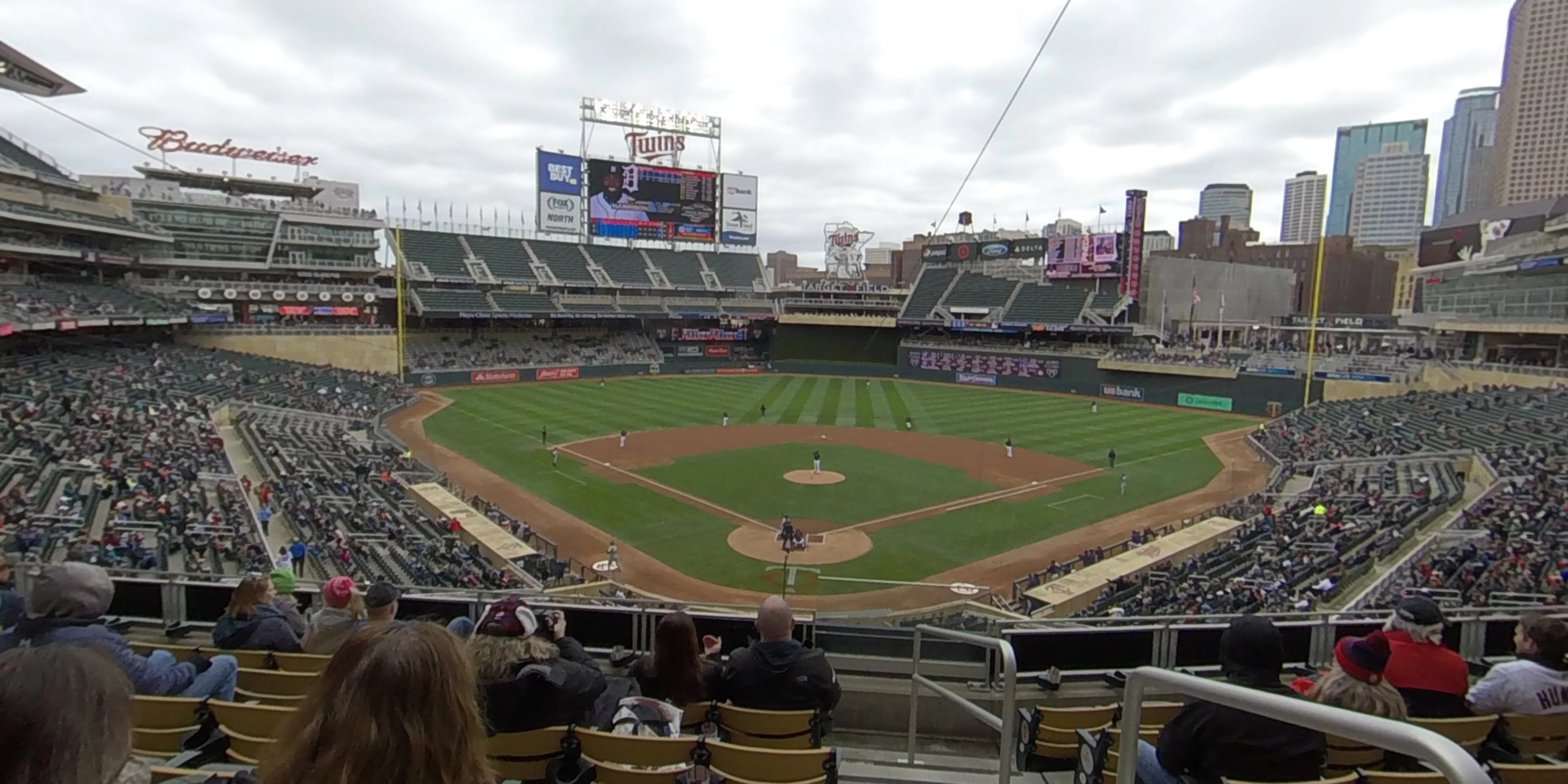 section g panoramic seat view  - target field