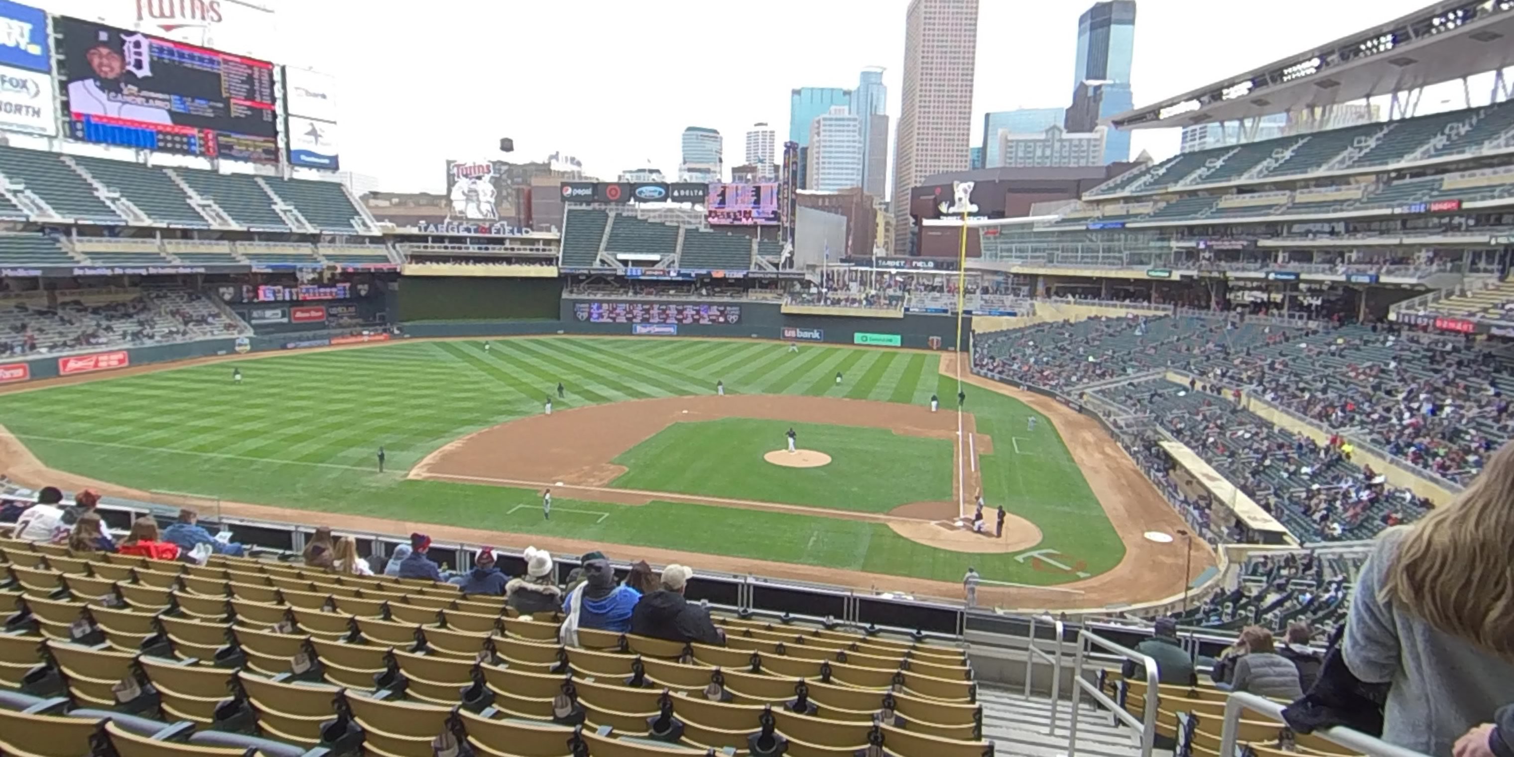 section l panoramic seat view  - target field