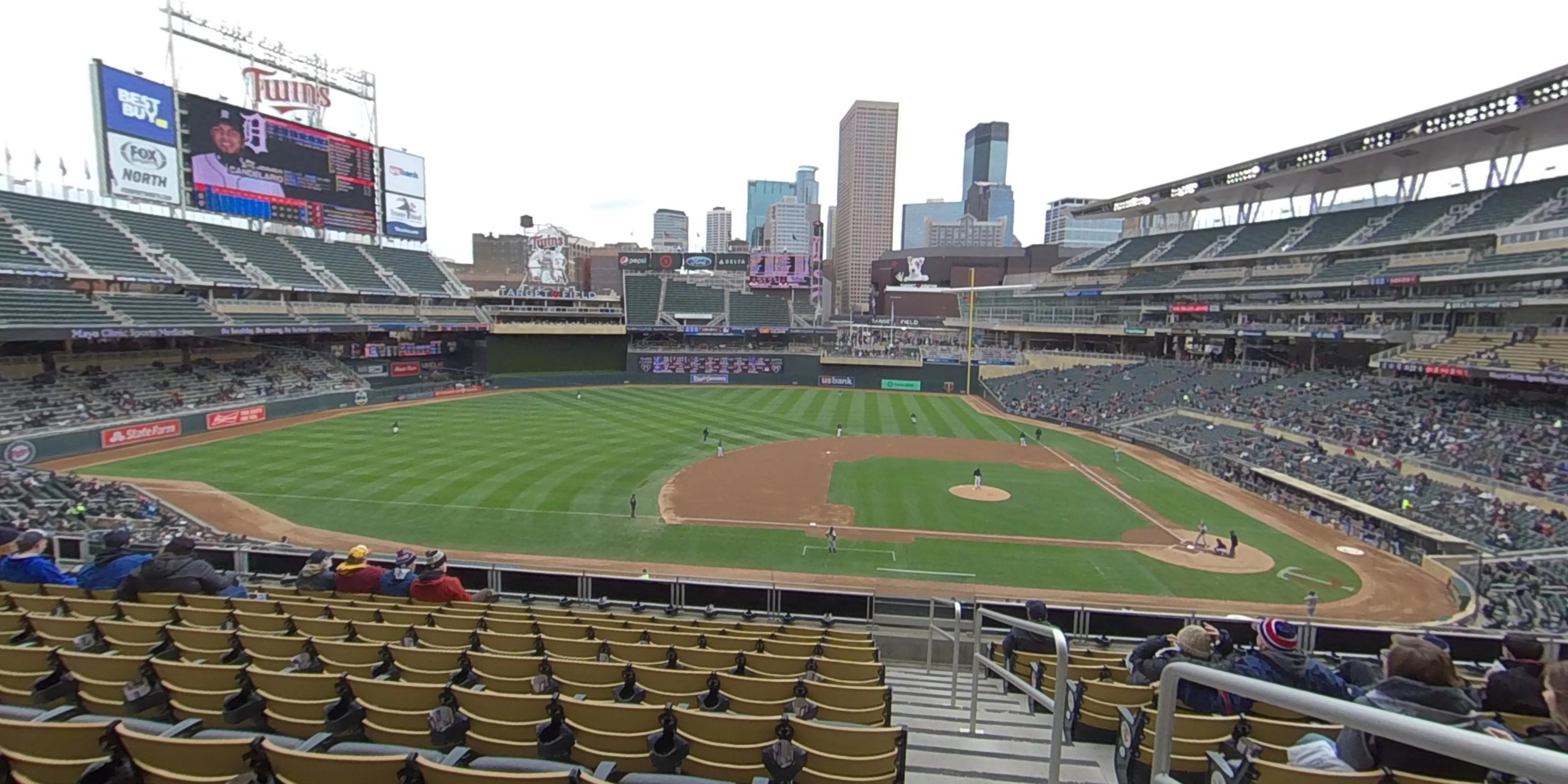 Section N at Target Field