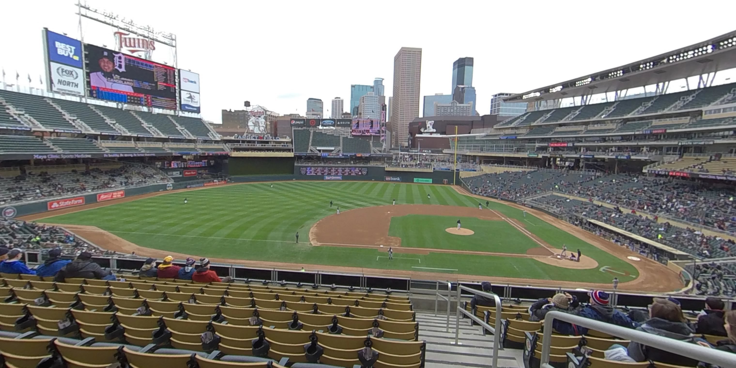 section n panoramic seat view  - target field