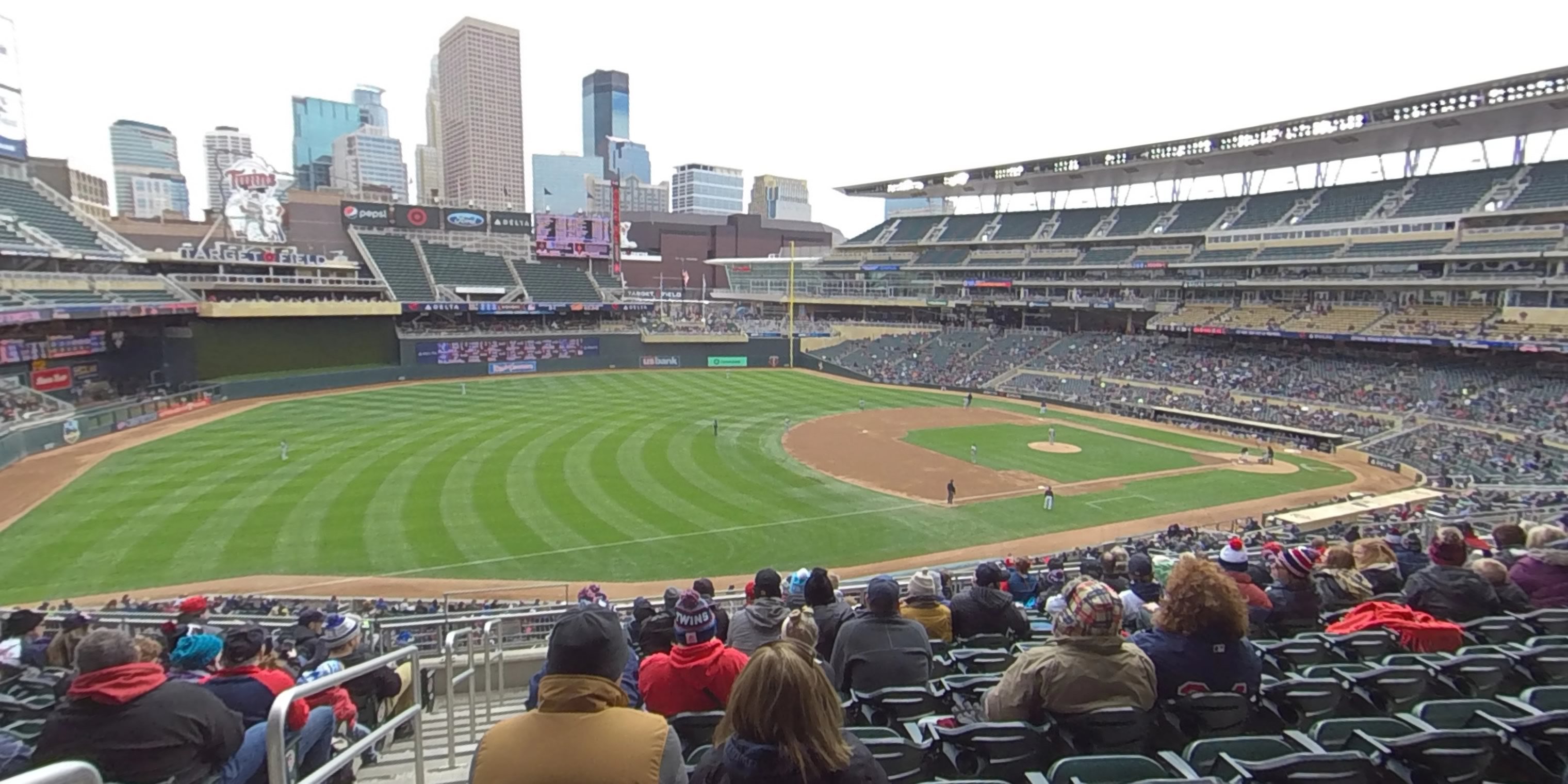 section s panoramic seat view  - target field