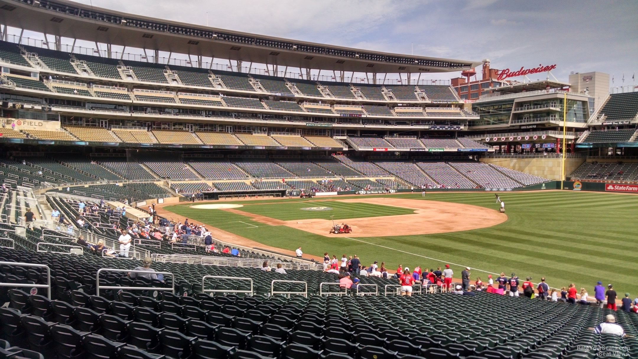 Target Field Section 103 - RateYourSeats.com