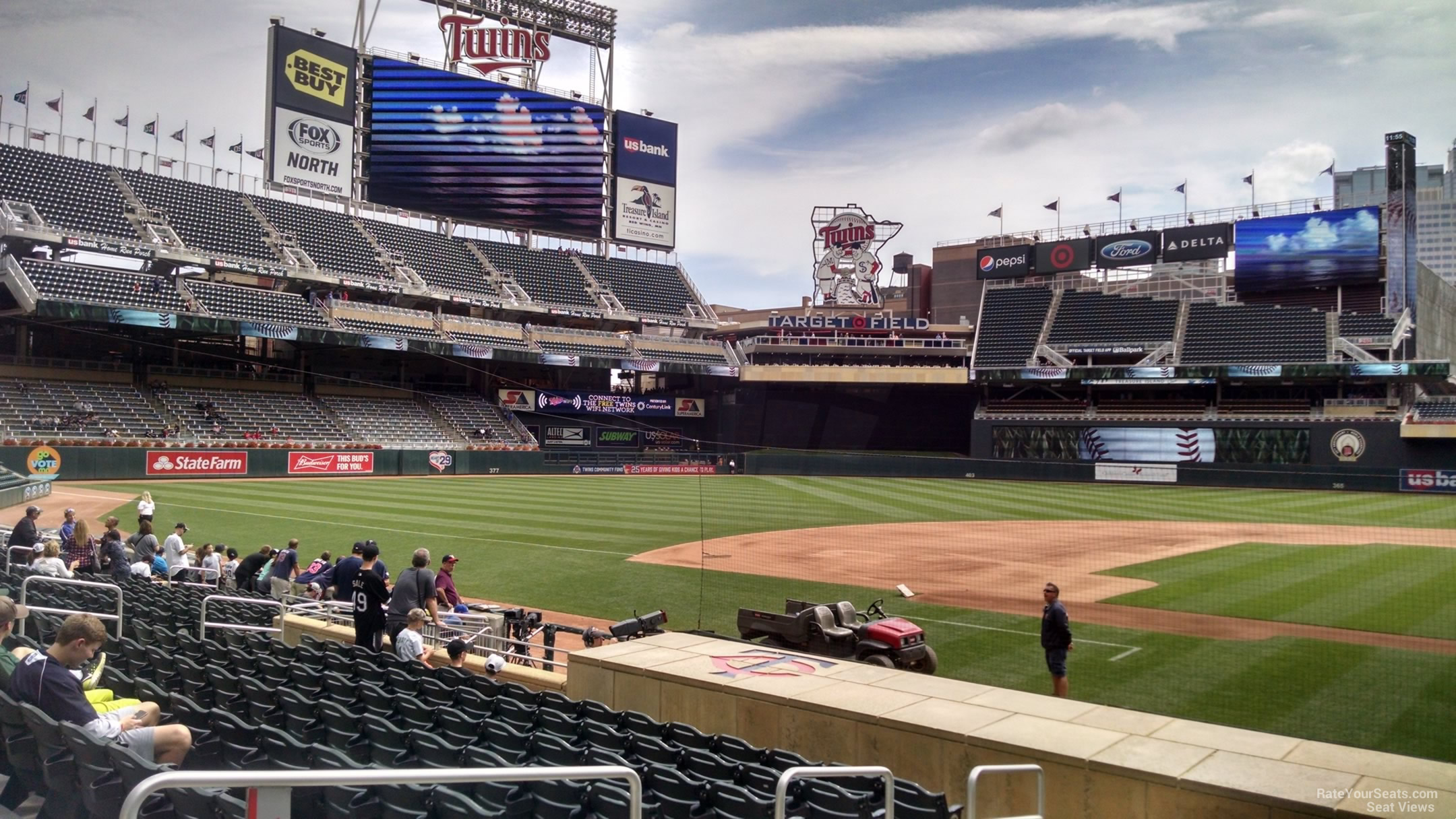Target Field Section 12 - RateYourSeats.com