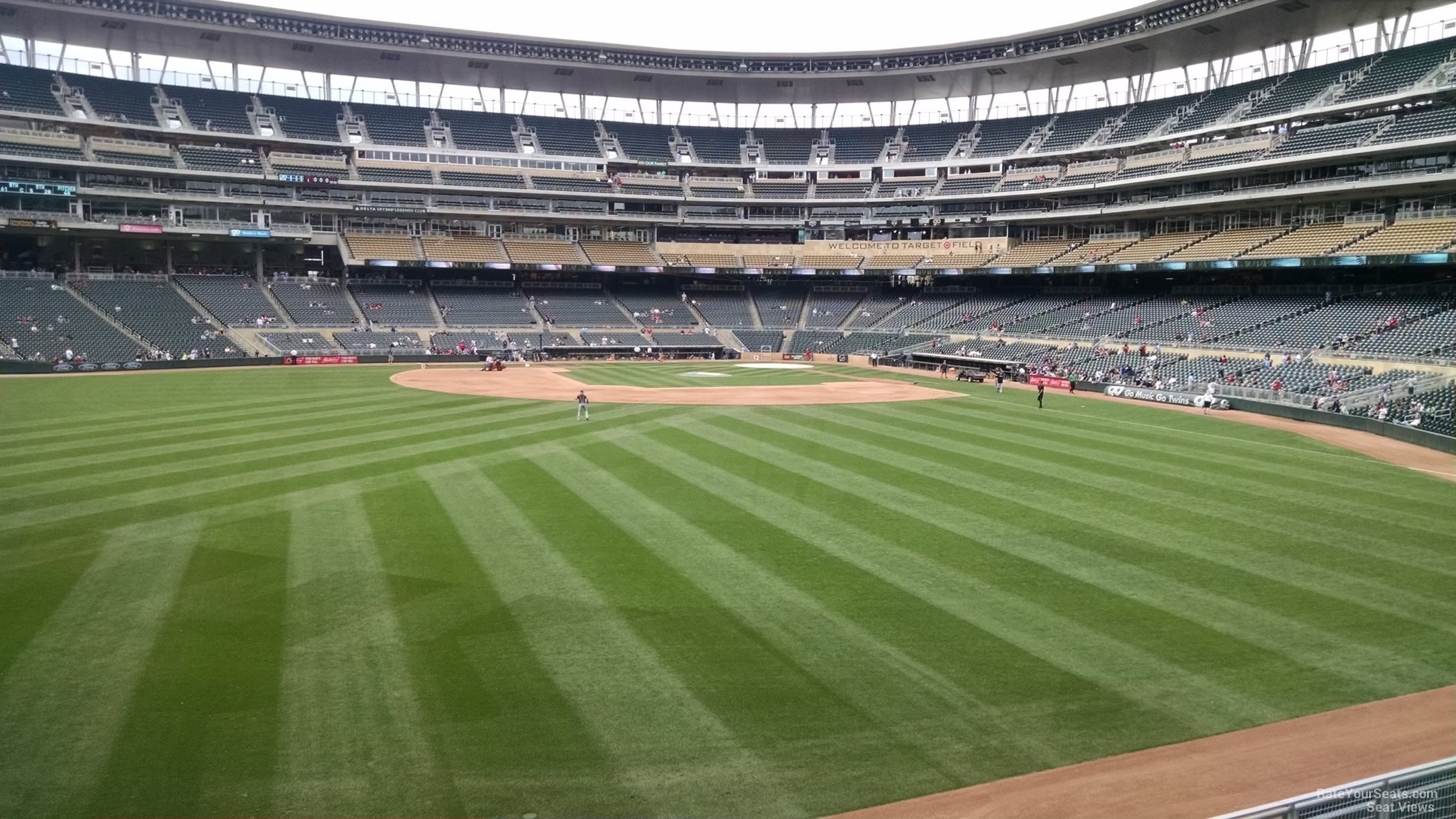 section 131, row 9 seat view  - target field