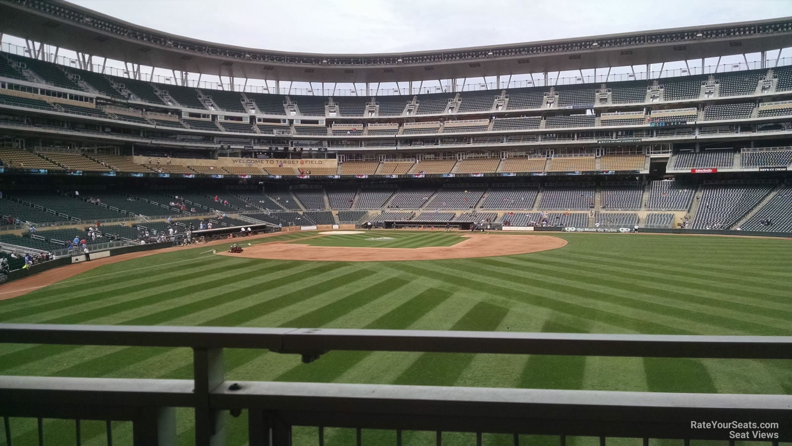 Section 134 at Target Field