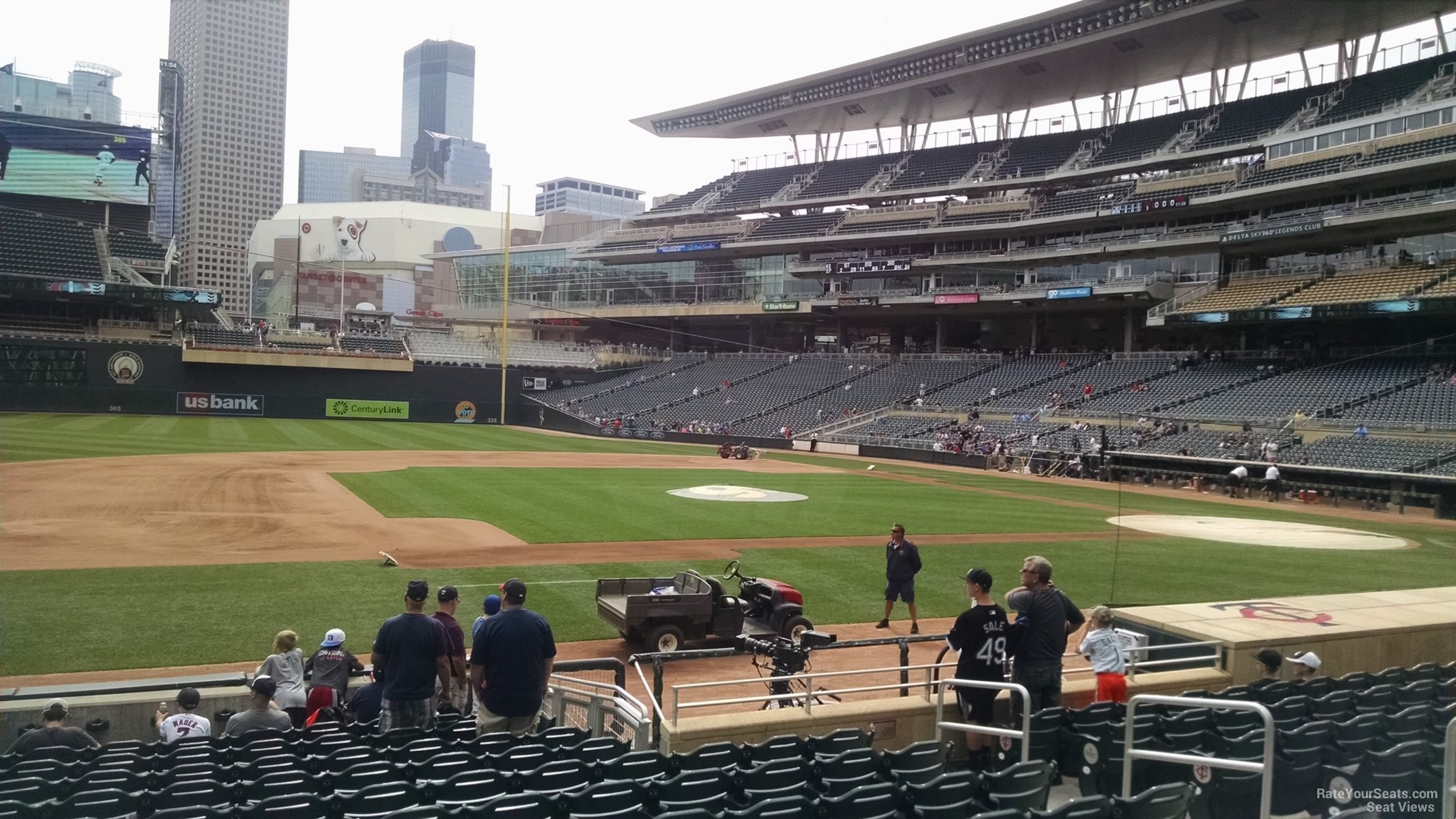 section 14, row 13 seat view  - target field
