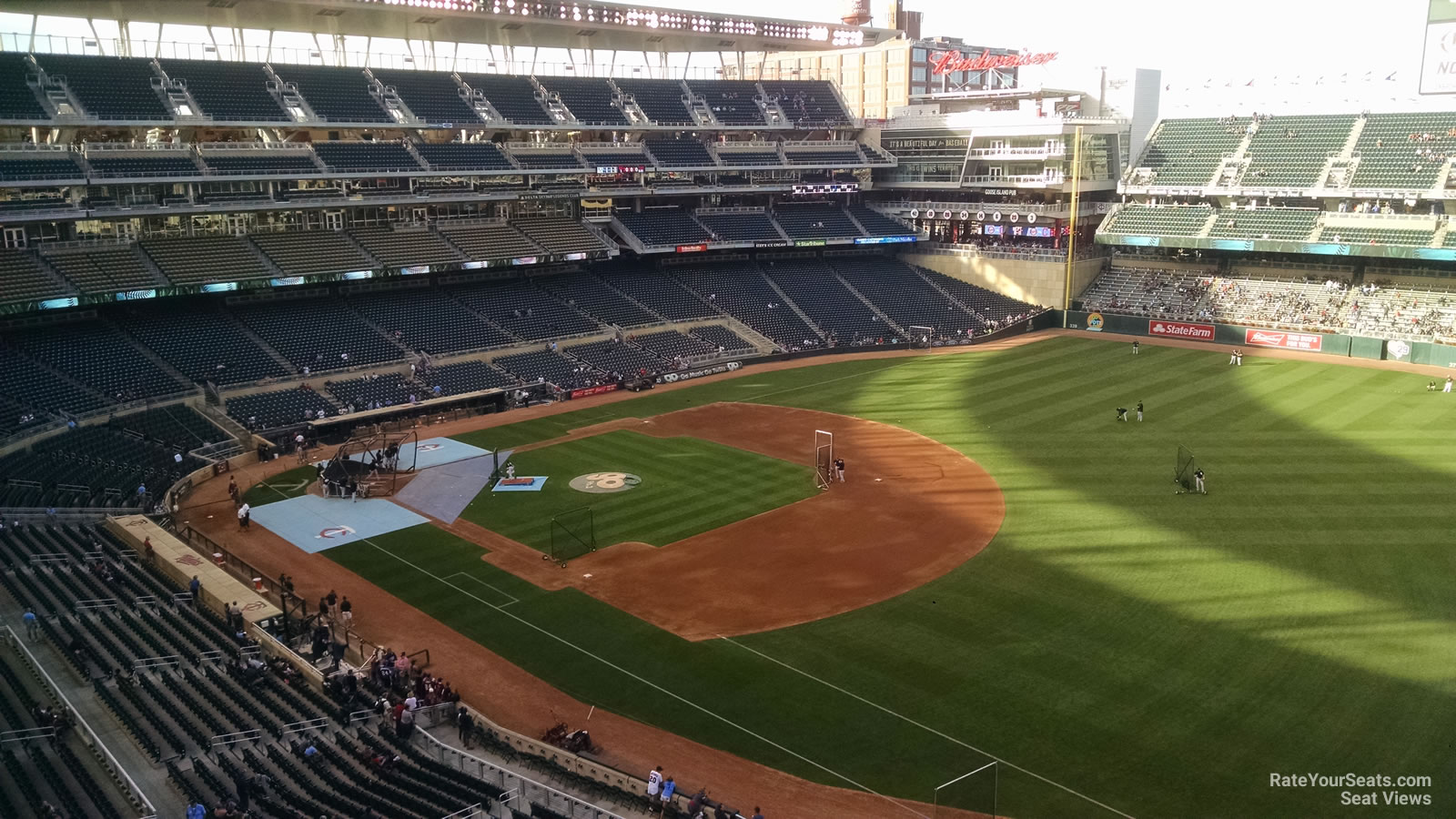 section 204, row 2 seat view  for baseball - target field
