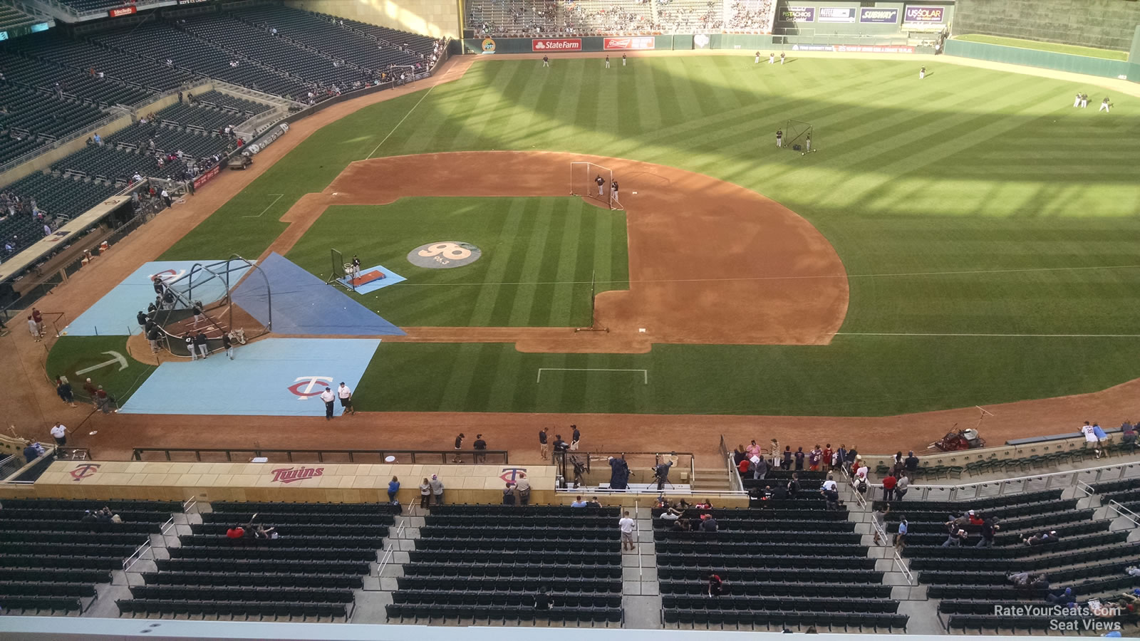 section 209, row 2 seat view  for baseball - target field