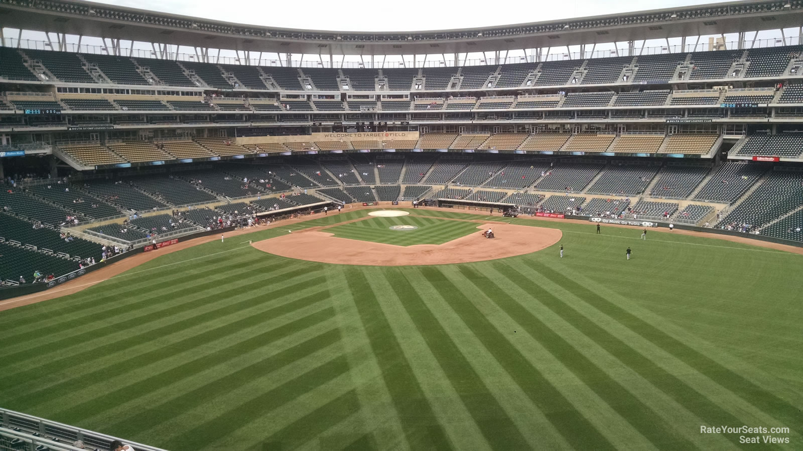 section 237, row 12 seat view  - target field