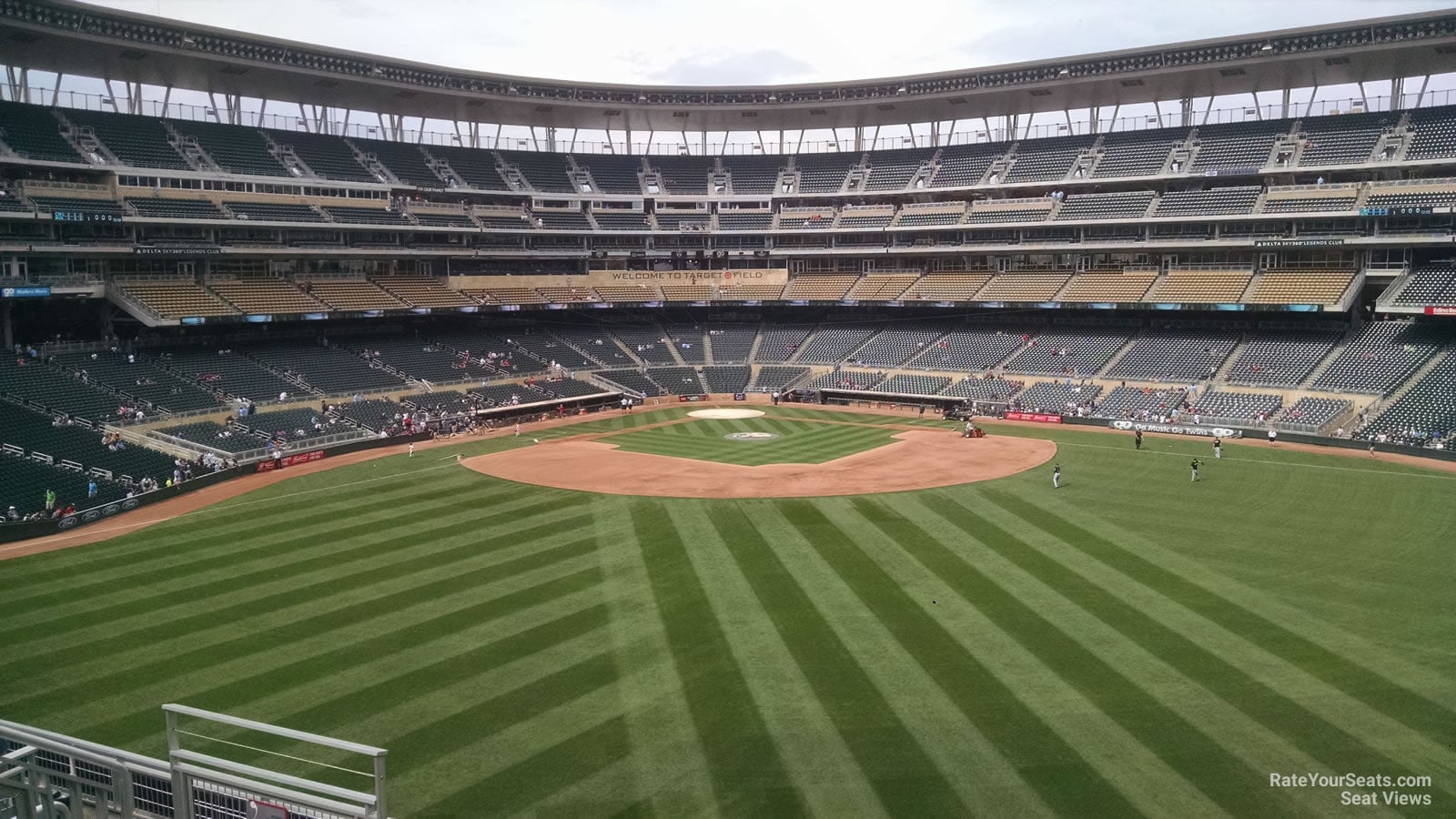 section 237, row 6 seat view  for baseball - target field