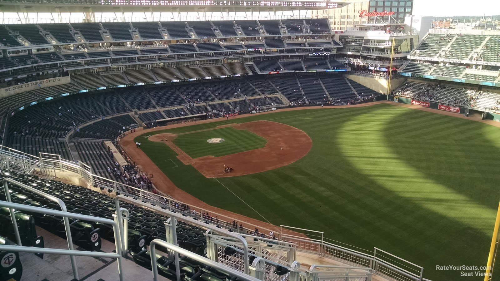 section 301, row 11 seat view  - target field