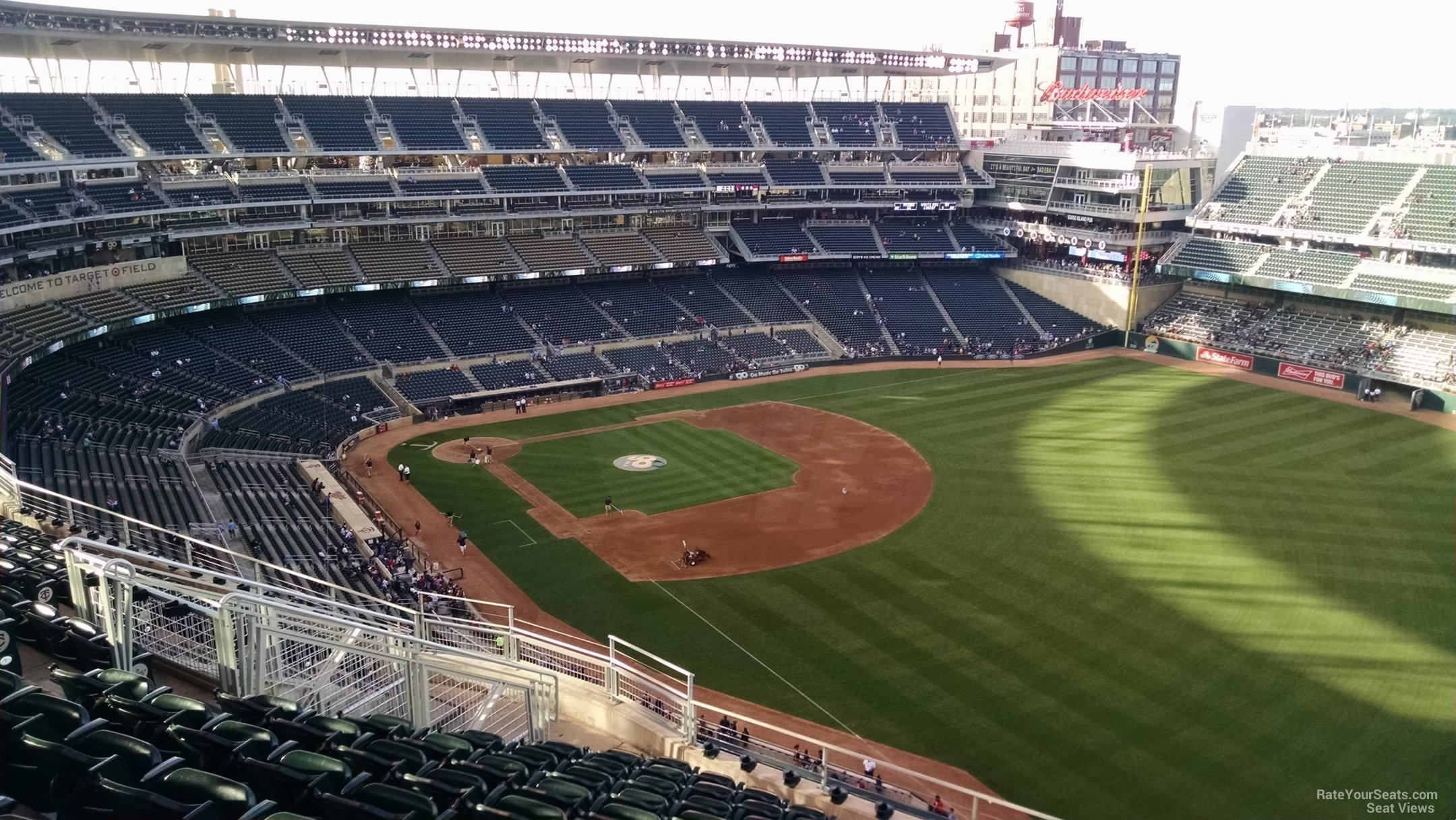 section 302, row 11 seat view  - target field