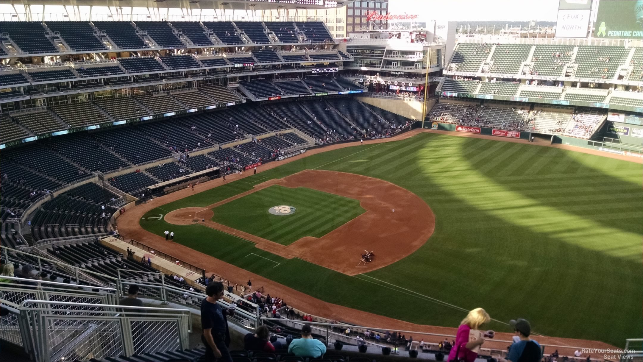 section 305, row 11 seat view  - target field