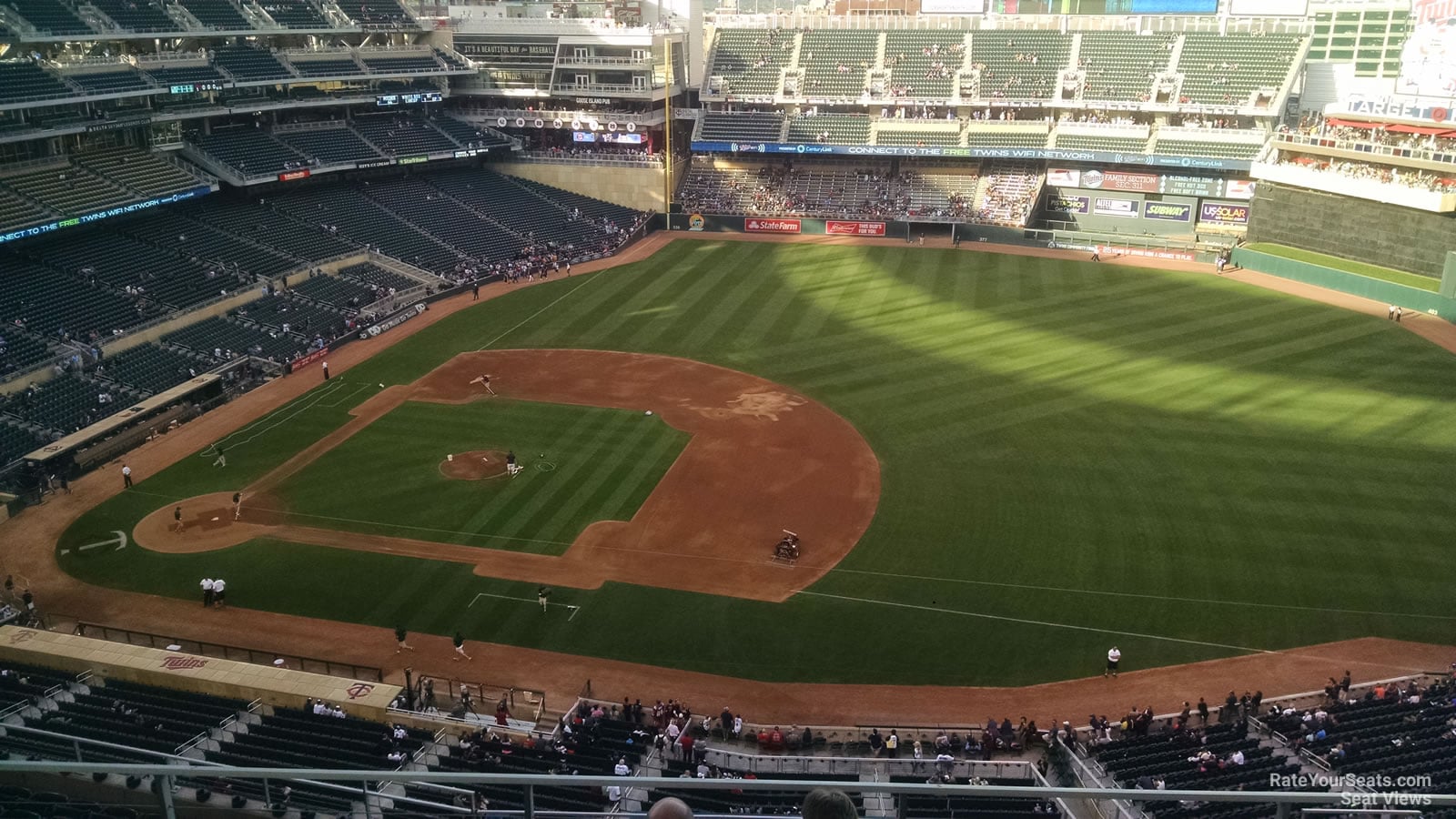 section 307, row 5 seat view  for baseball - target field