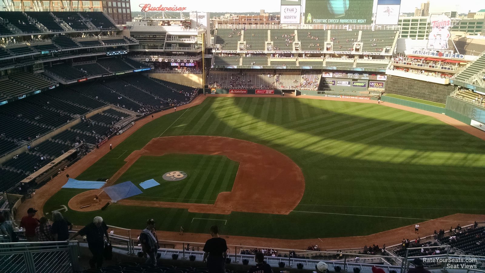 section 308, row 11 seat view  - target field