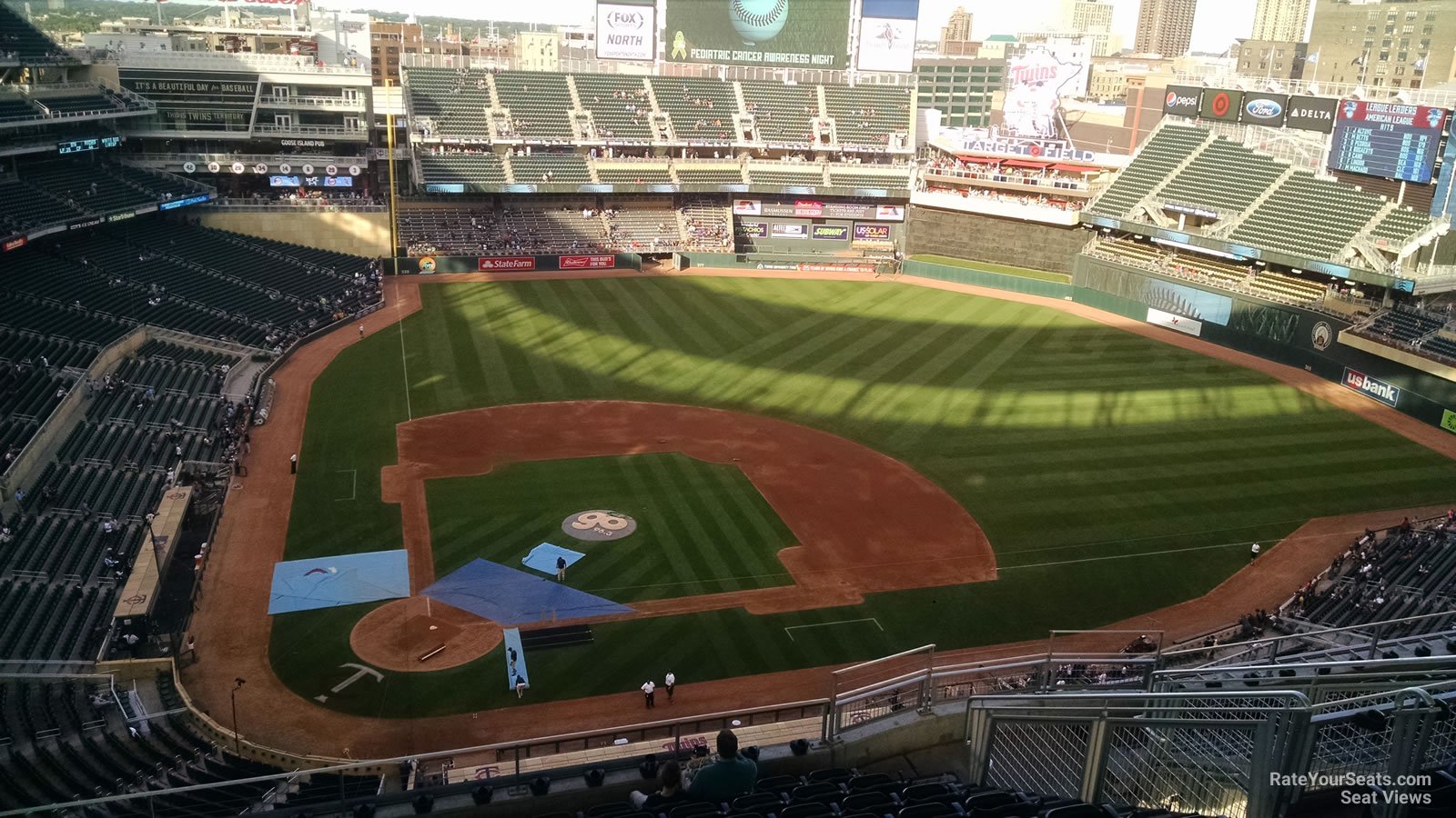 section 311, row 11 seat view  - target field