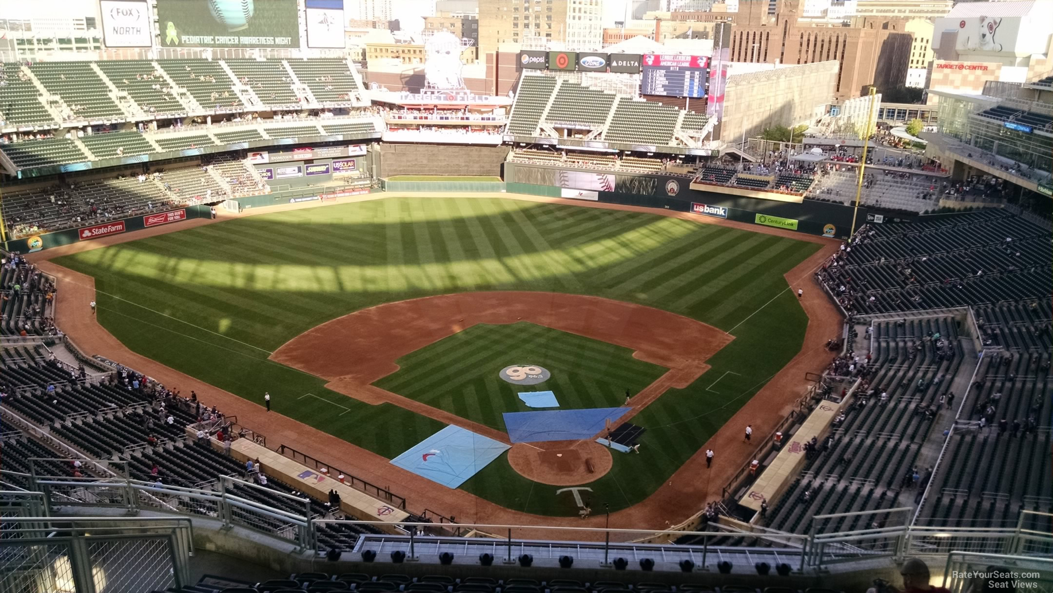 section 316, row 11 seat view  - target field