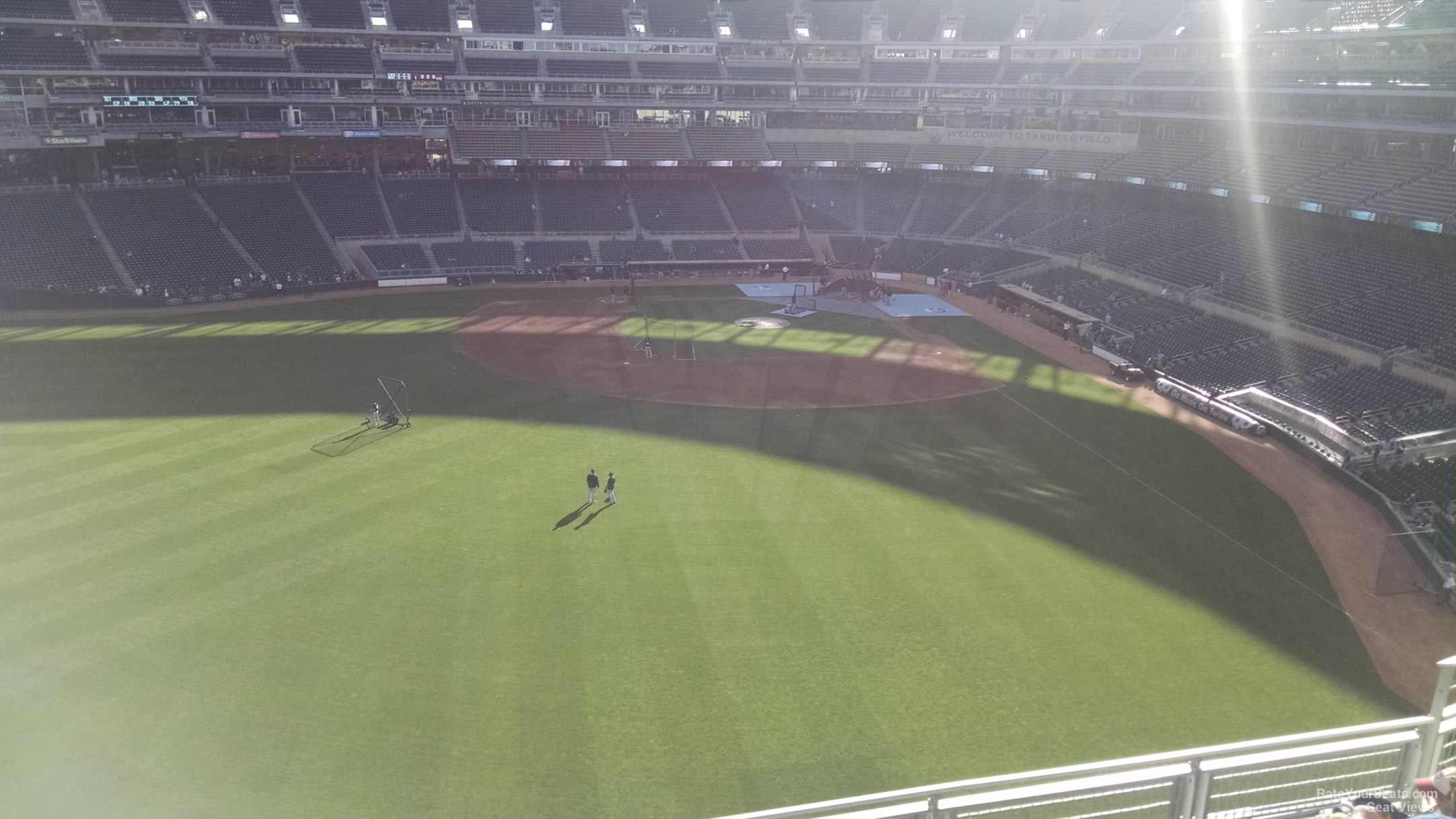 section 331, row 5 seat view  for baseball - target field