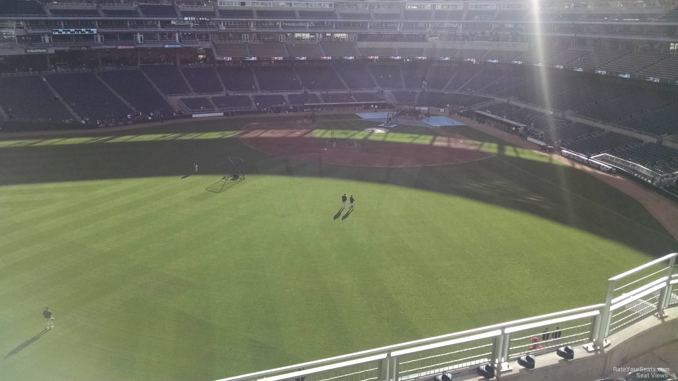 section 332, row 5 seat view  for baseball - target field