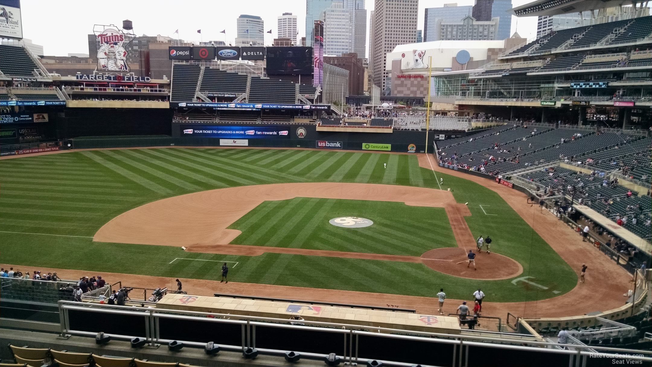 section m, row 7 seat view  - target field