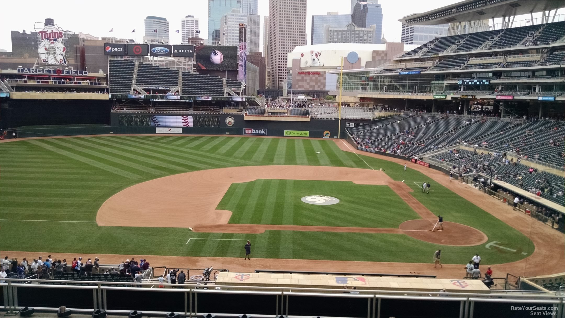 section n, row 7 seat view  - target field