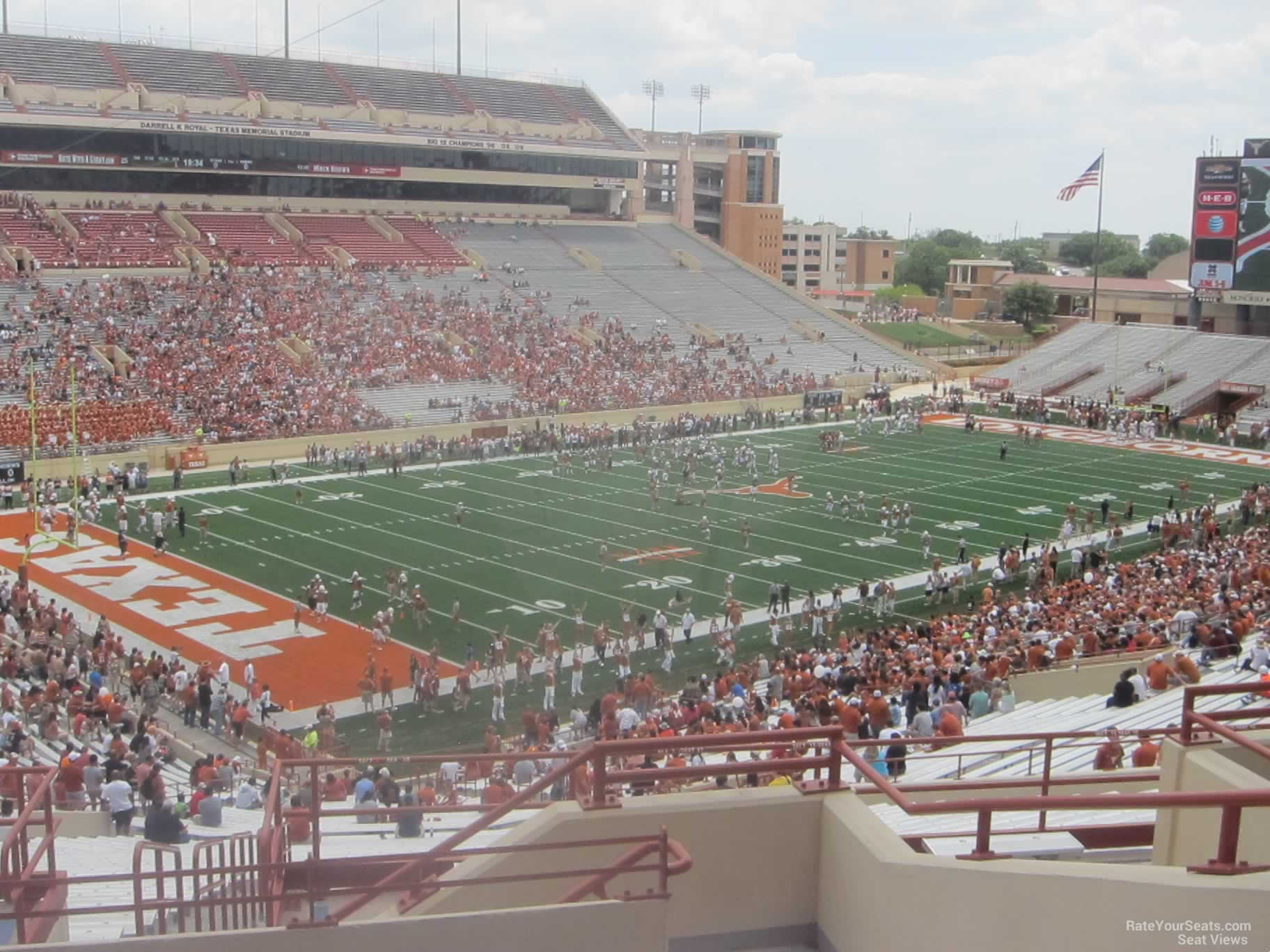 section 11, row 61 seat view  - dkr-texas memorial stadium