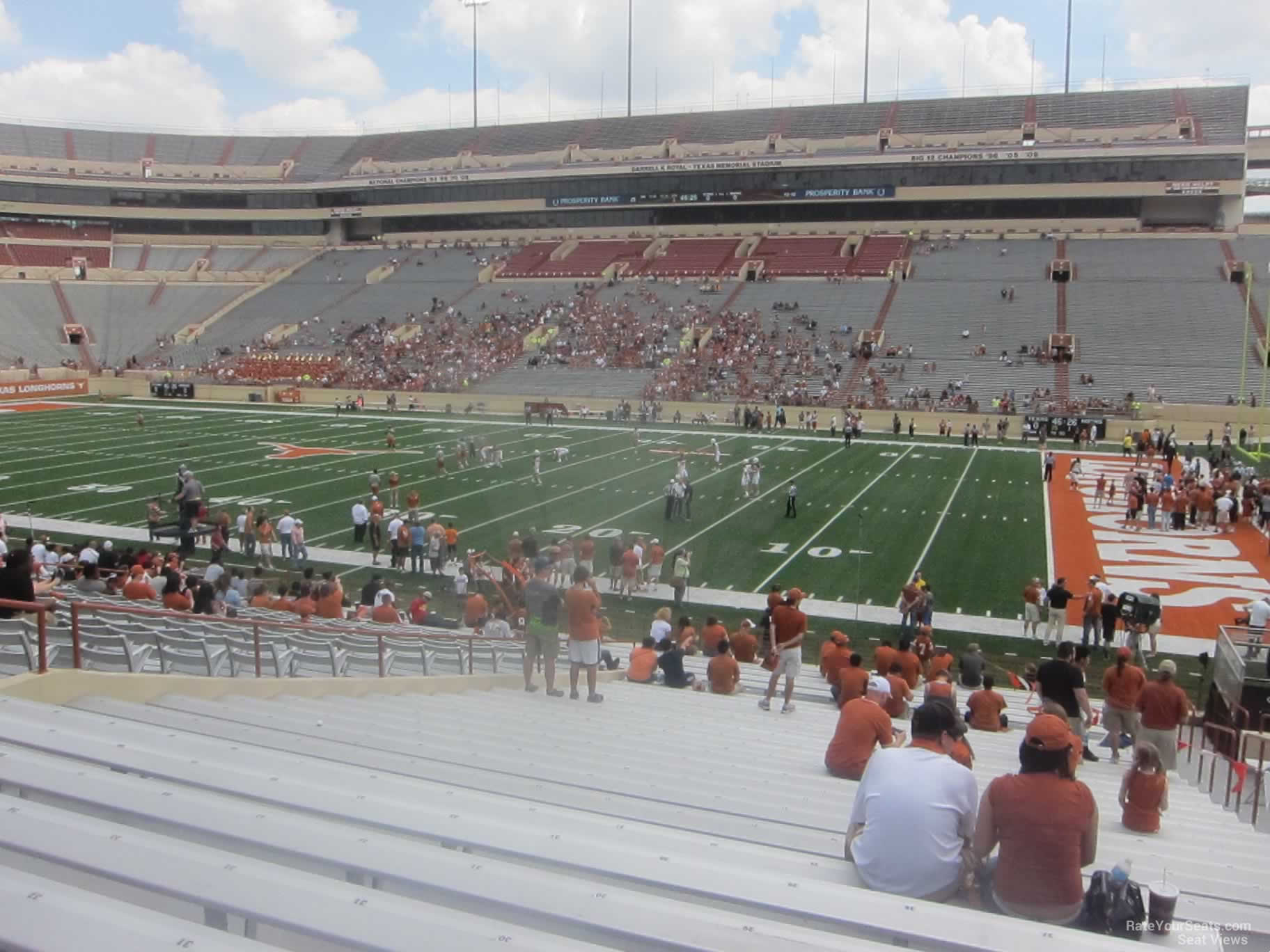 section 2, row 30 seat view  - dkr-texas memorial stadium
