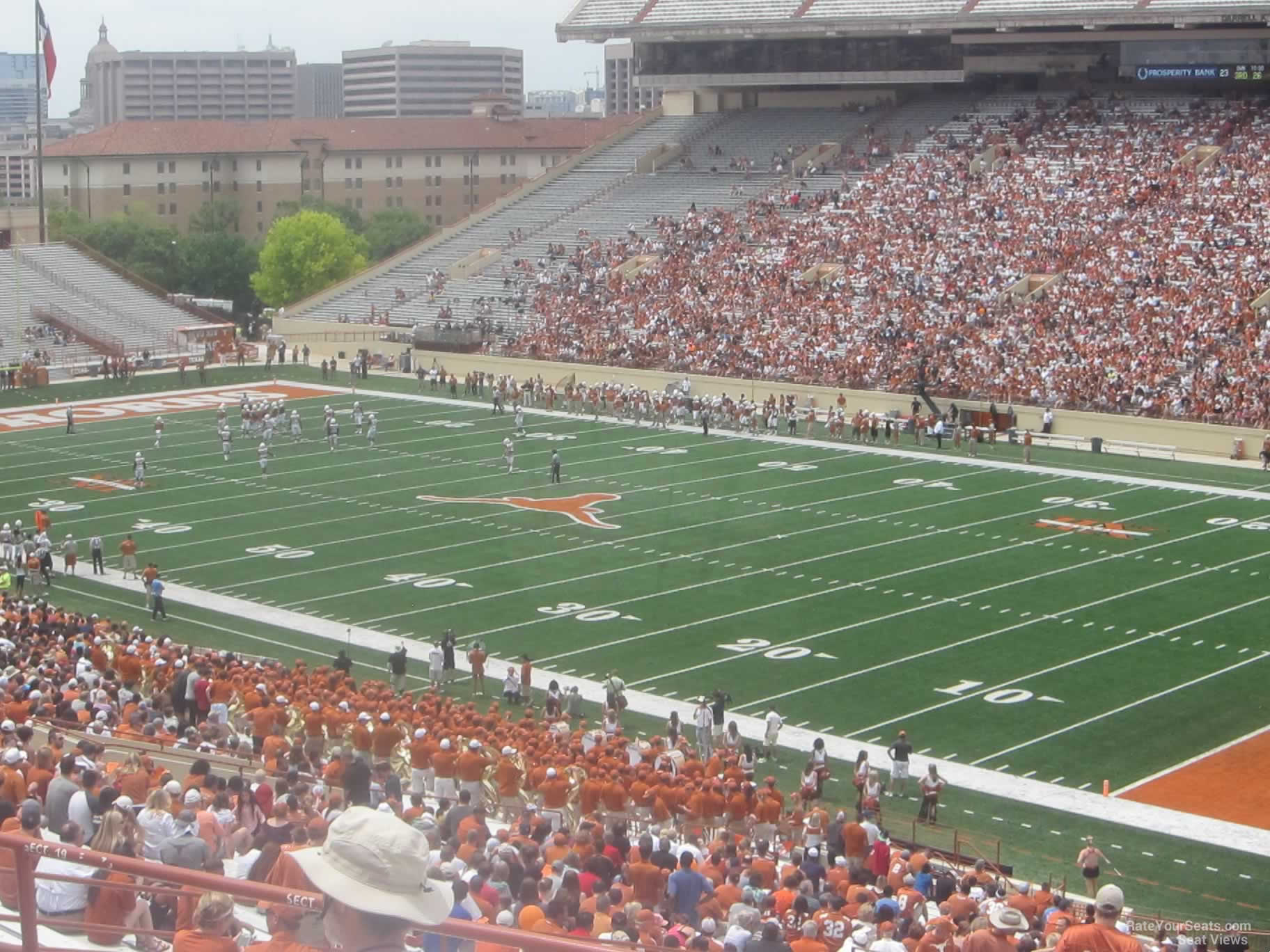section 22, row 63 seat view  - dkr-texas memorial stadium