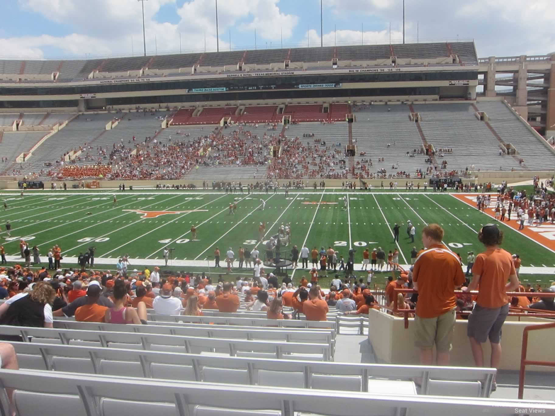 section 3, row 30 seat view  - dkr-texas memorial stadium