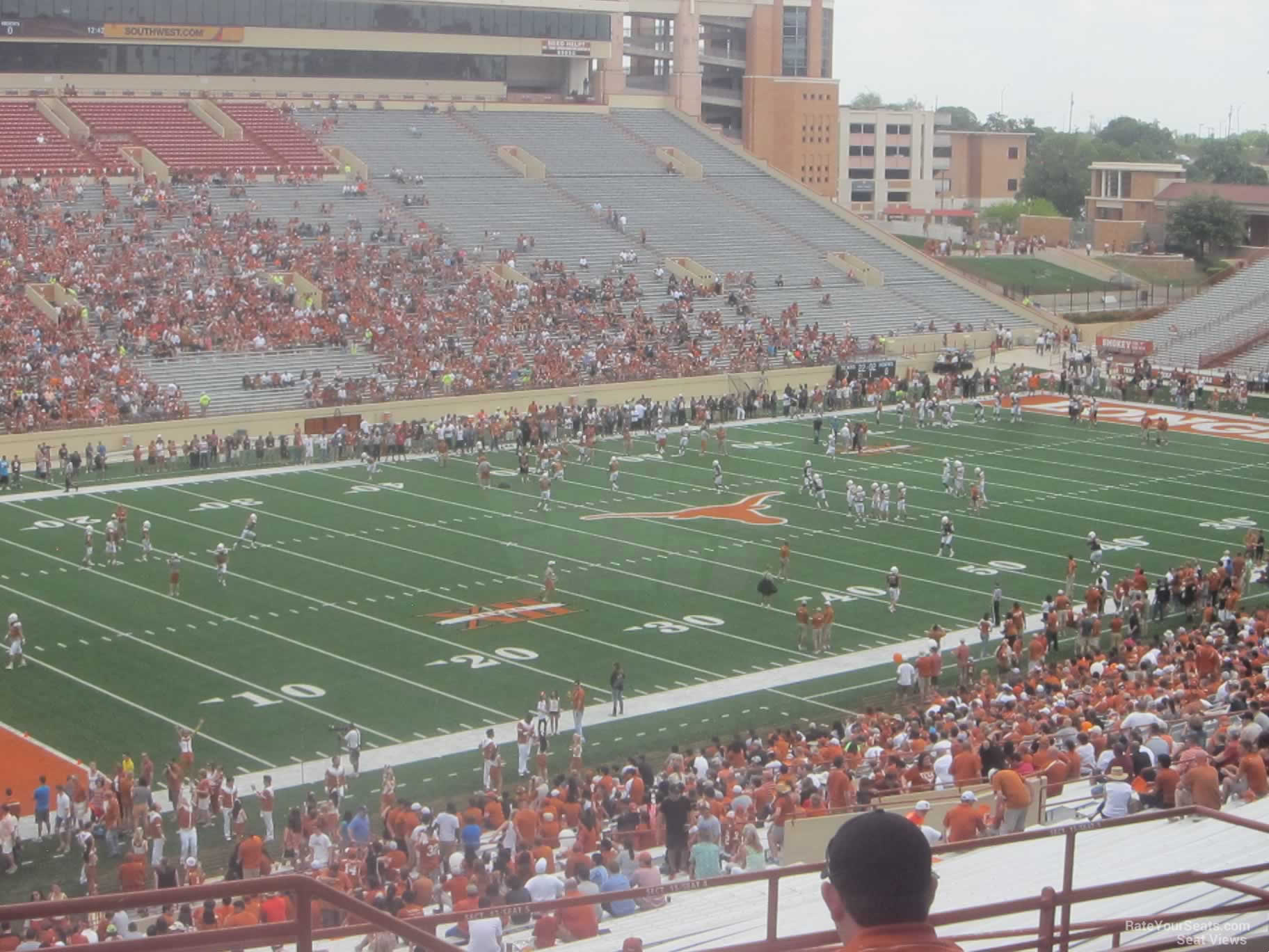 section 9, row 61 seat view  - dkr-texas memorial stadium