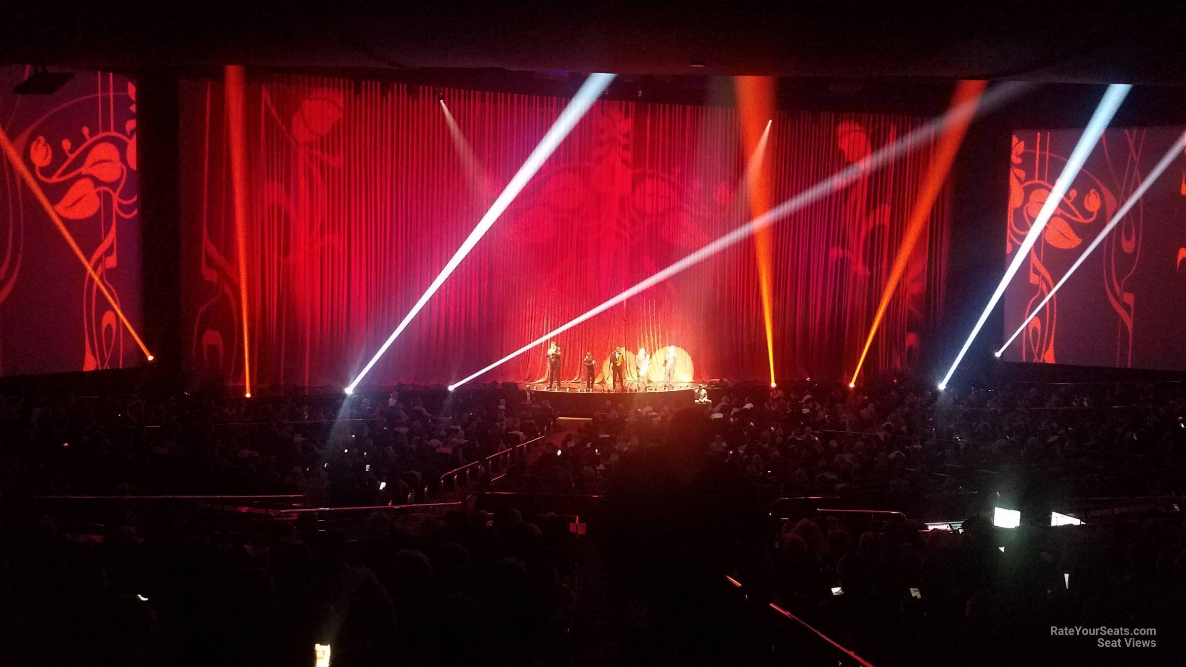 section 205, row p seat view  - the colosseum at caesars palace