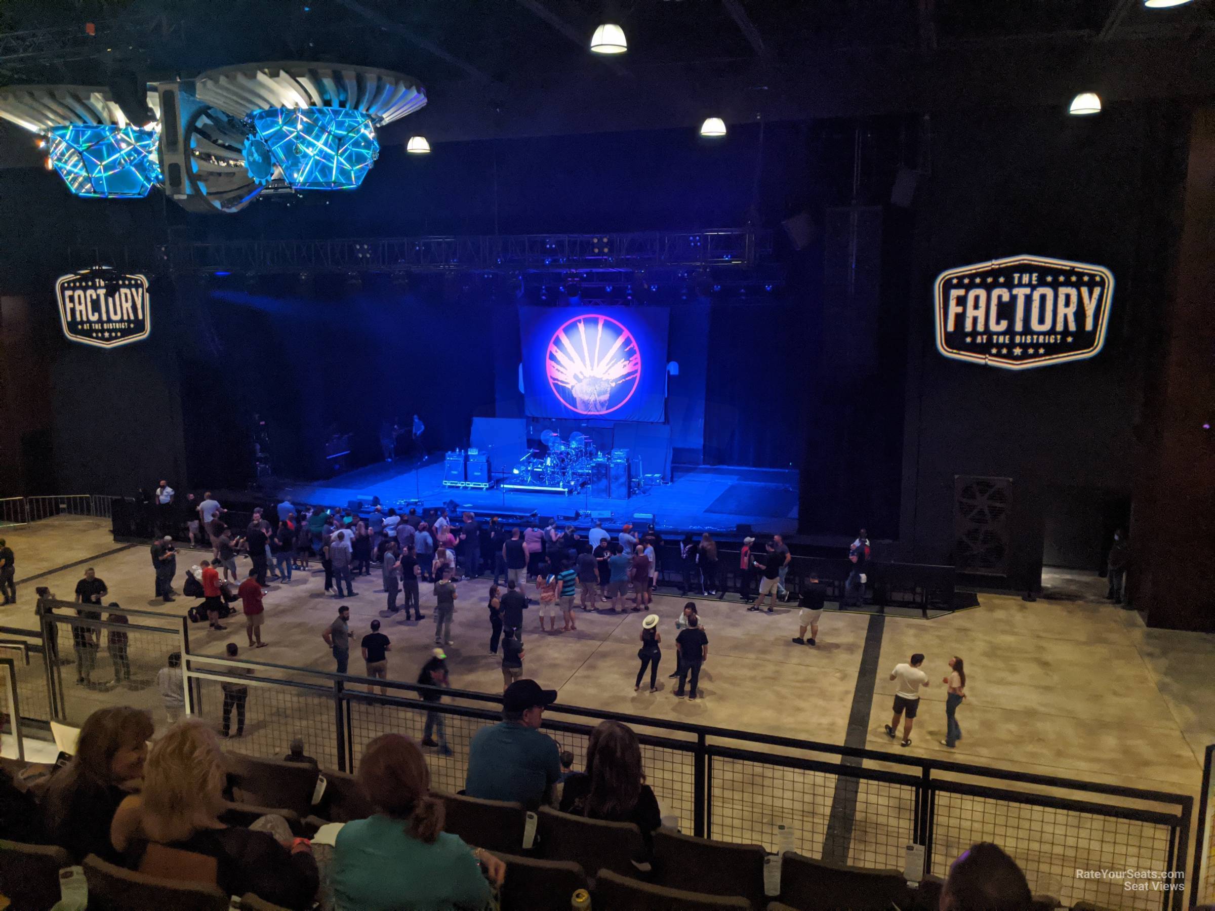section 203, row f seat view  - the factory - stl
