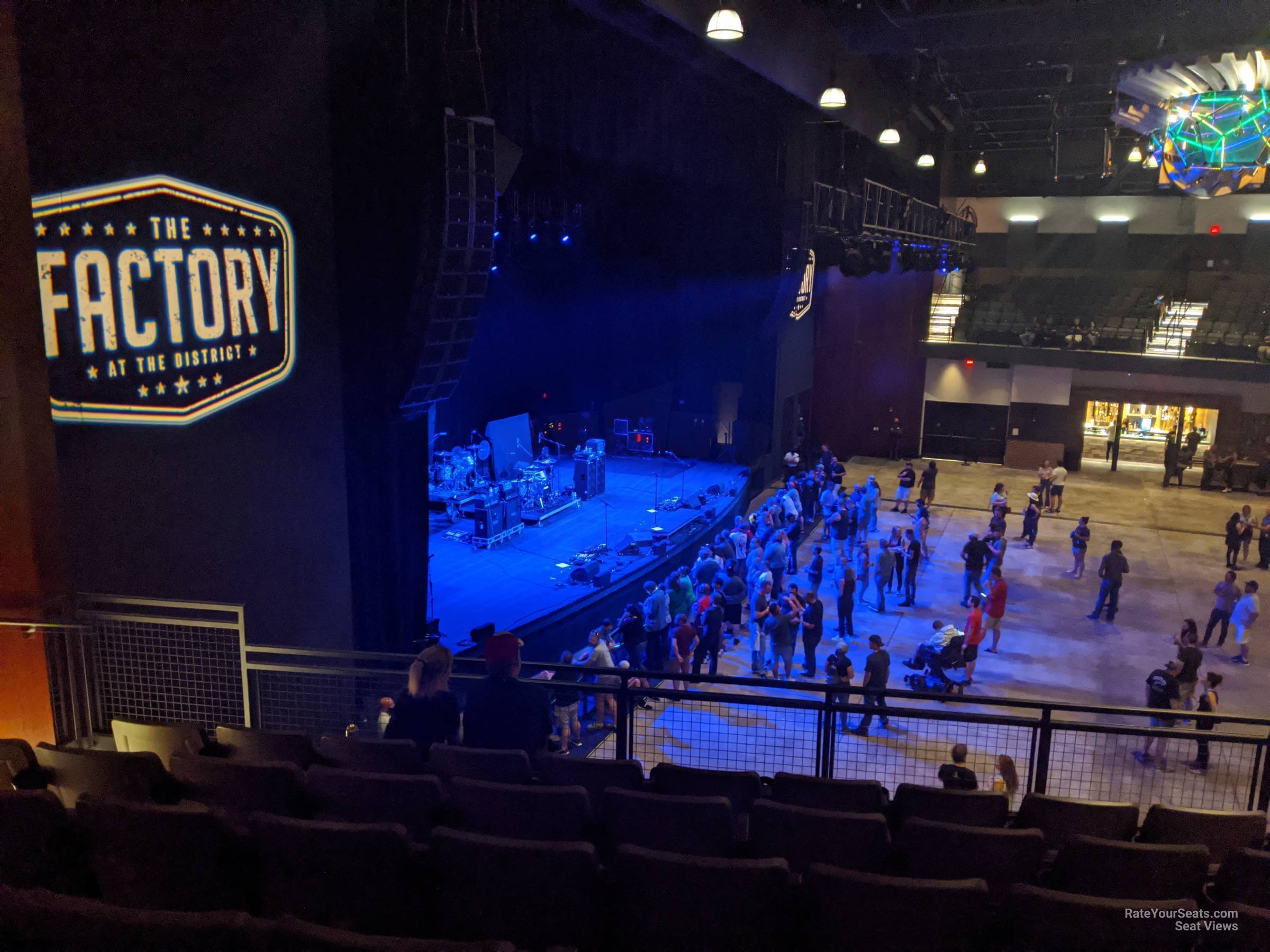 section 207, row f seat view  - the factory - stl