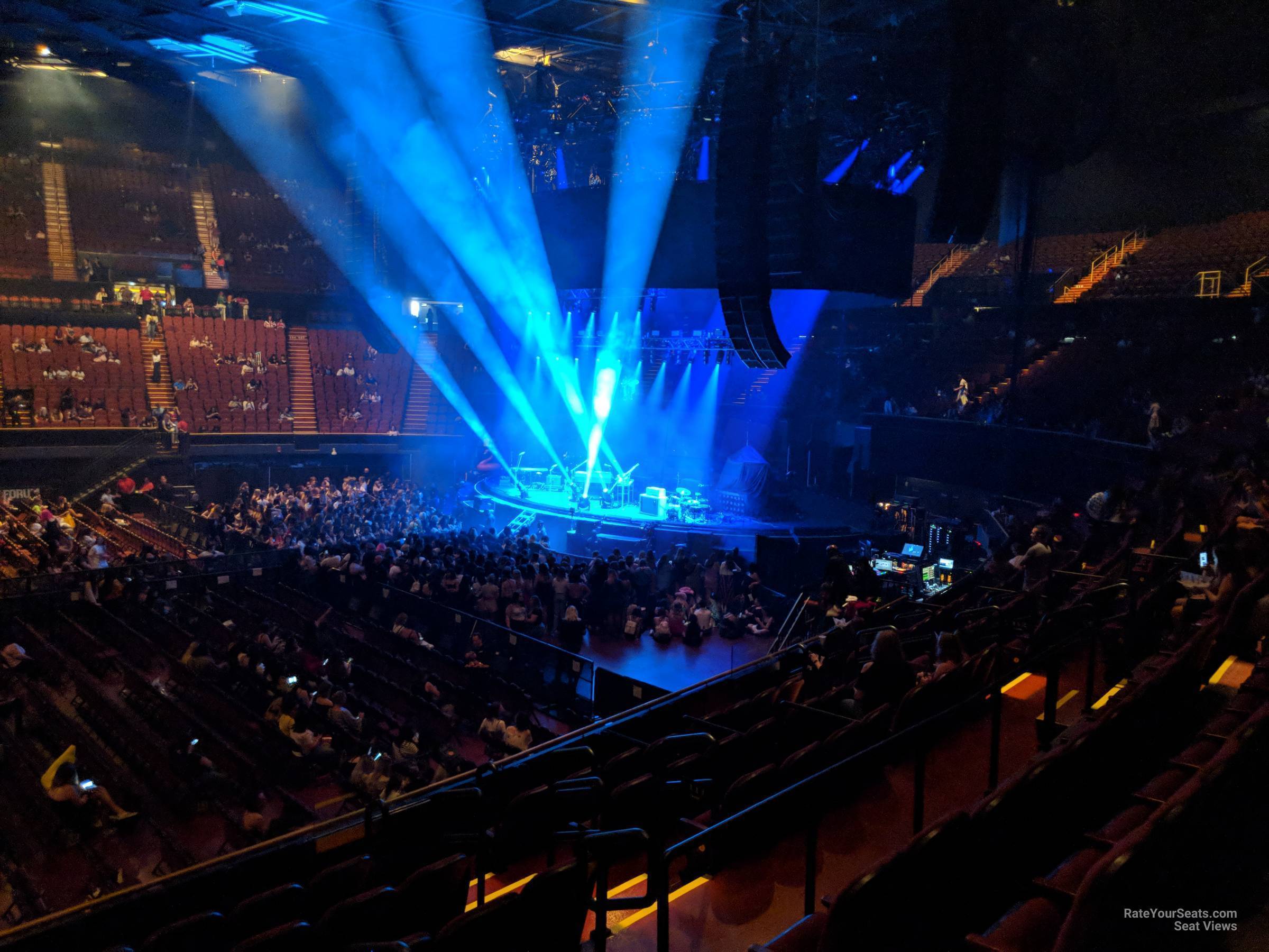 section 110, row 9 seat view  - kia forum