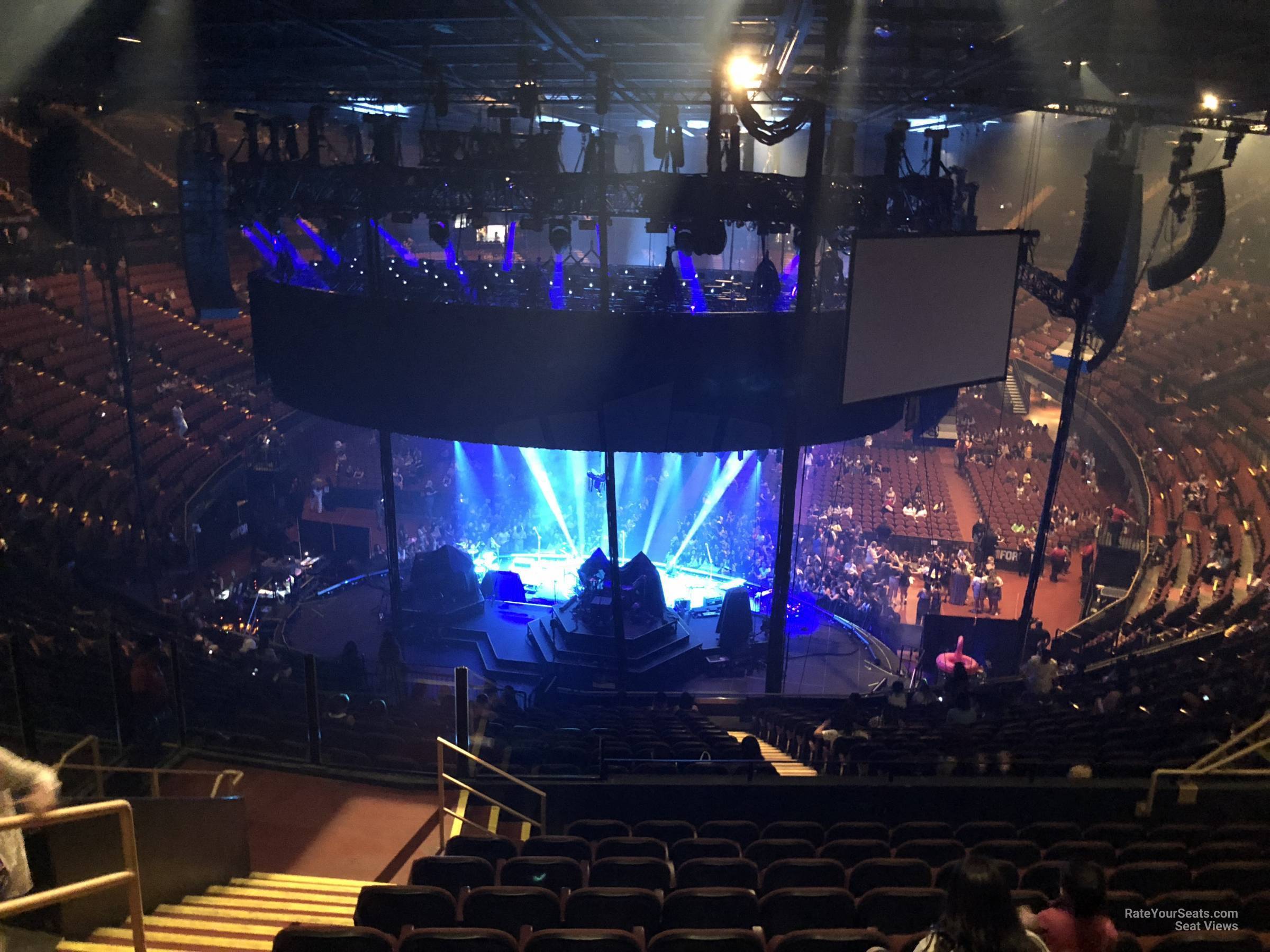 section 219, row 10 seat view  - kia forum