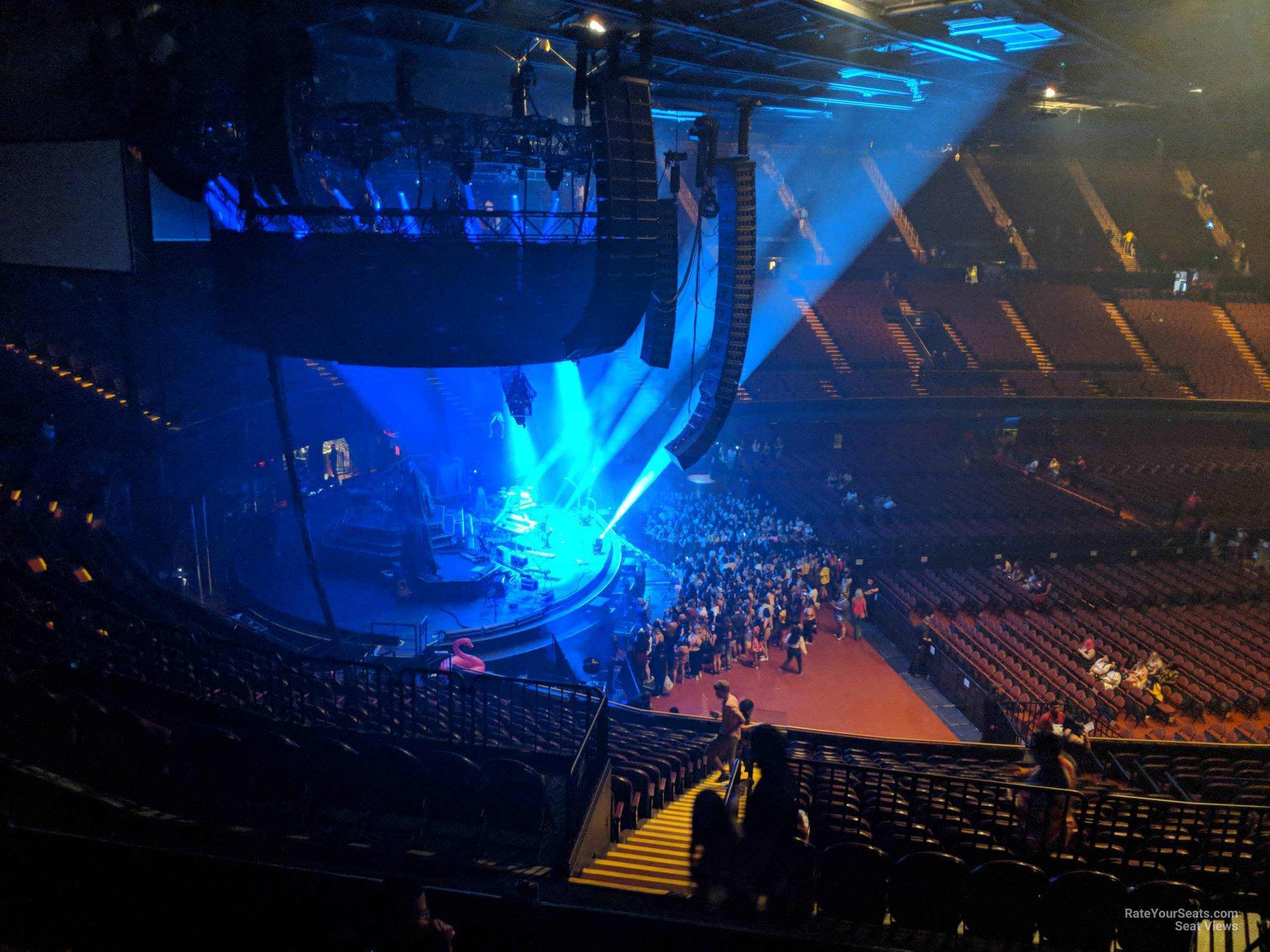 section 223, row 5 seat view  - kia forum