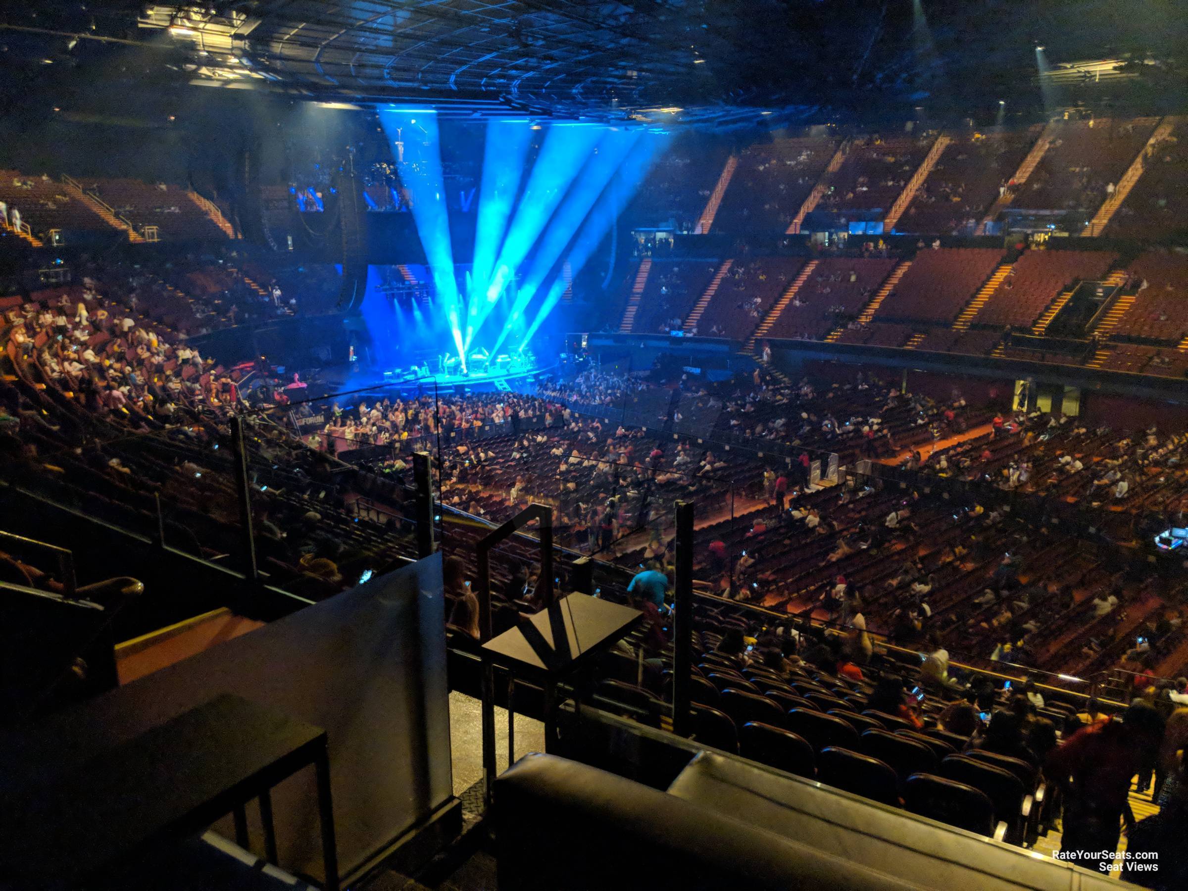 box 230 seat view  - kia forum