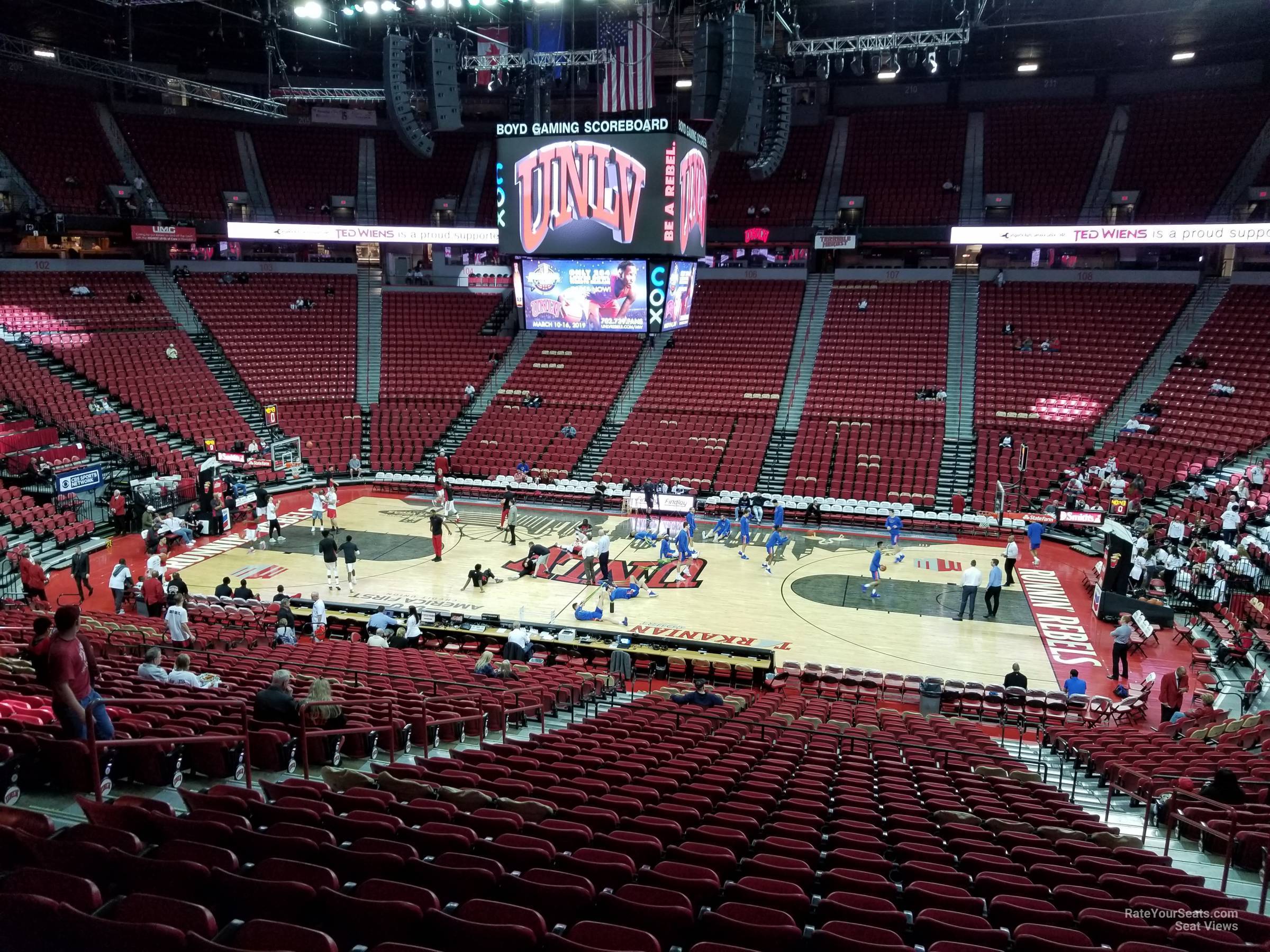 Thomas And Mack Center Rodeo Seating Chart