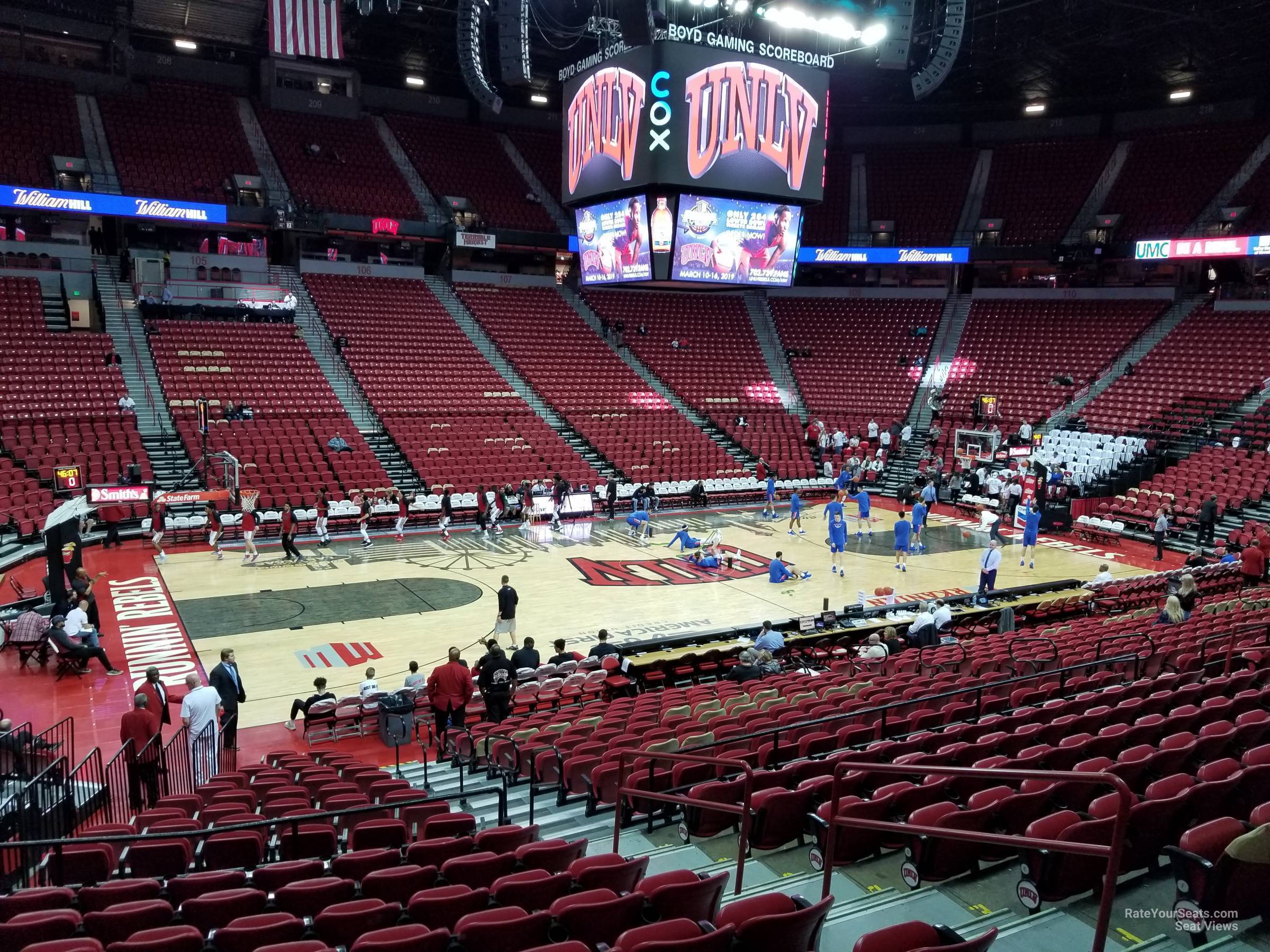 Thomas And Mack Seating Chart Unlv Basketball