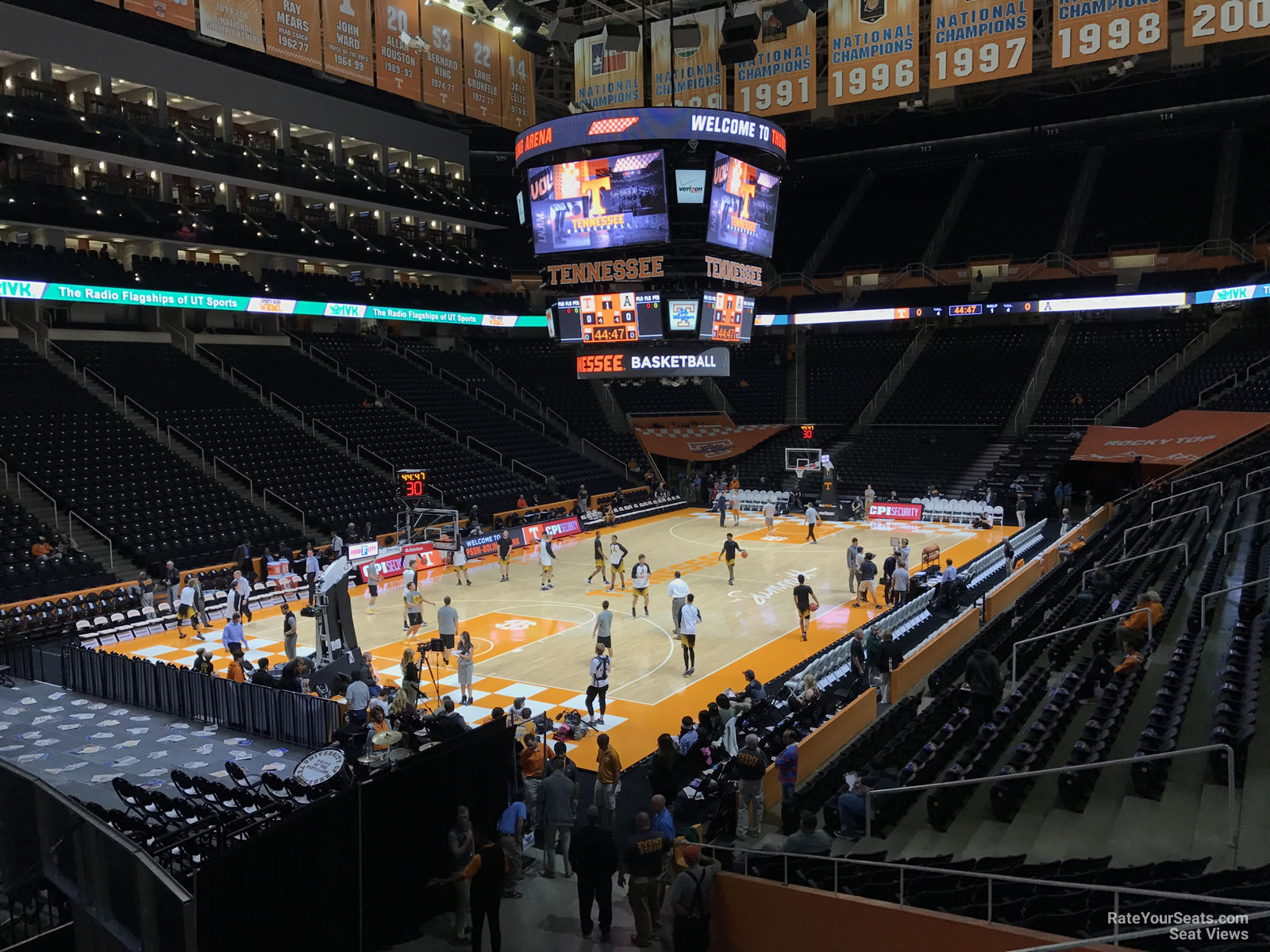 section 126, row 17 seat view  - thompson-boling arena