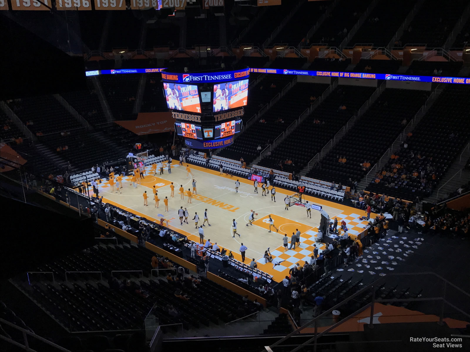 section 301, row 7 seat view  - thompson-boling arena