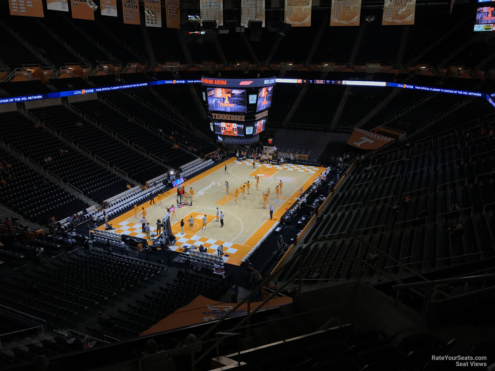 section 311, row 7 seat view  - thompson-boling arena