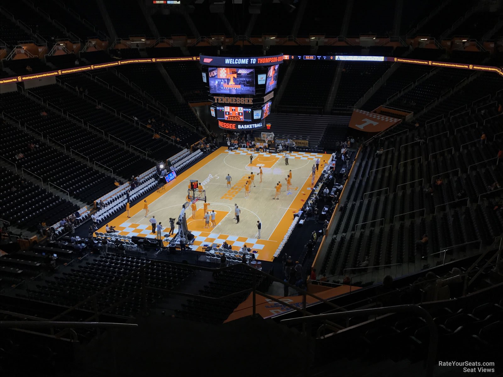 section 311a, row 7 seat view  - thompson-boling arena