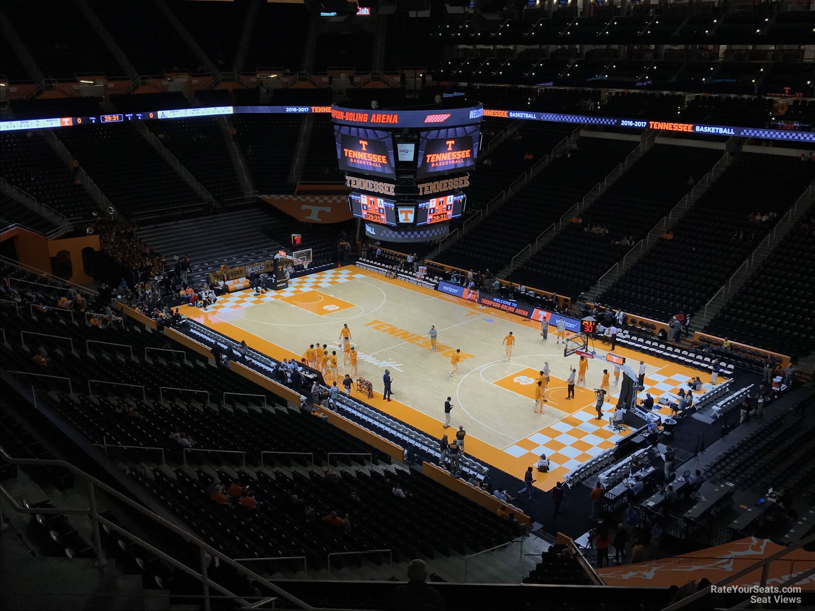 section 317, row 7 seat view  - thompson-boling arena